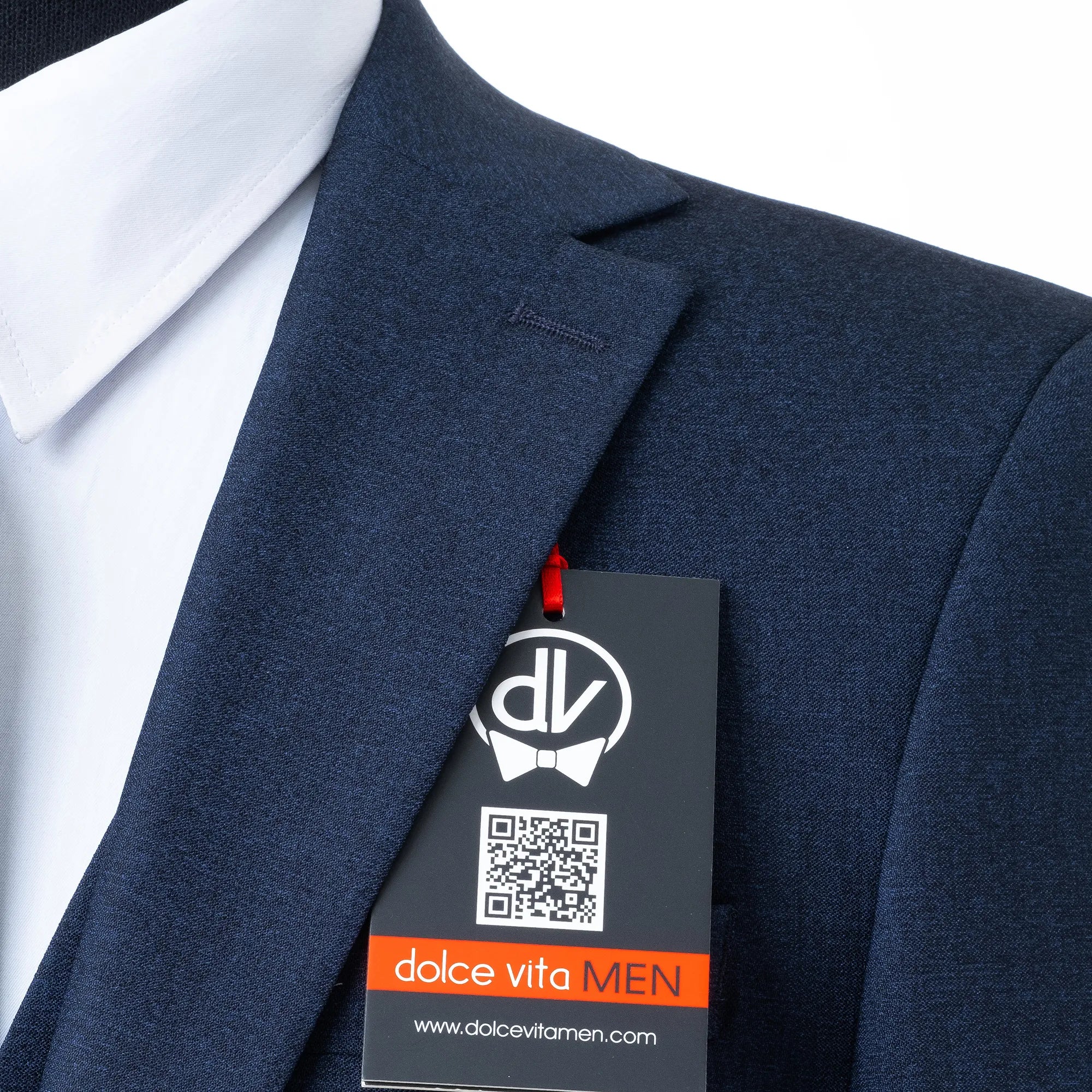 Ezekial | Navy Blue Solid 3-Piece Tailored-Fit Suit