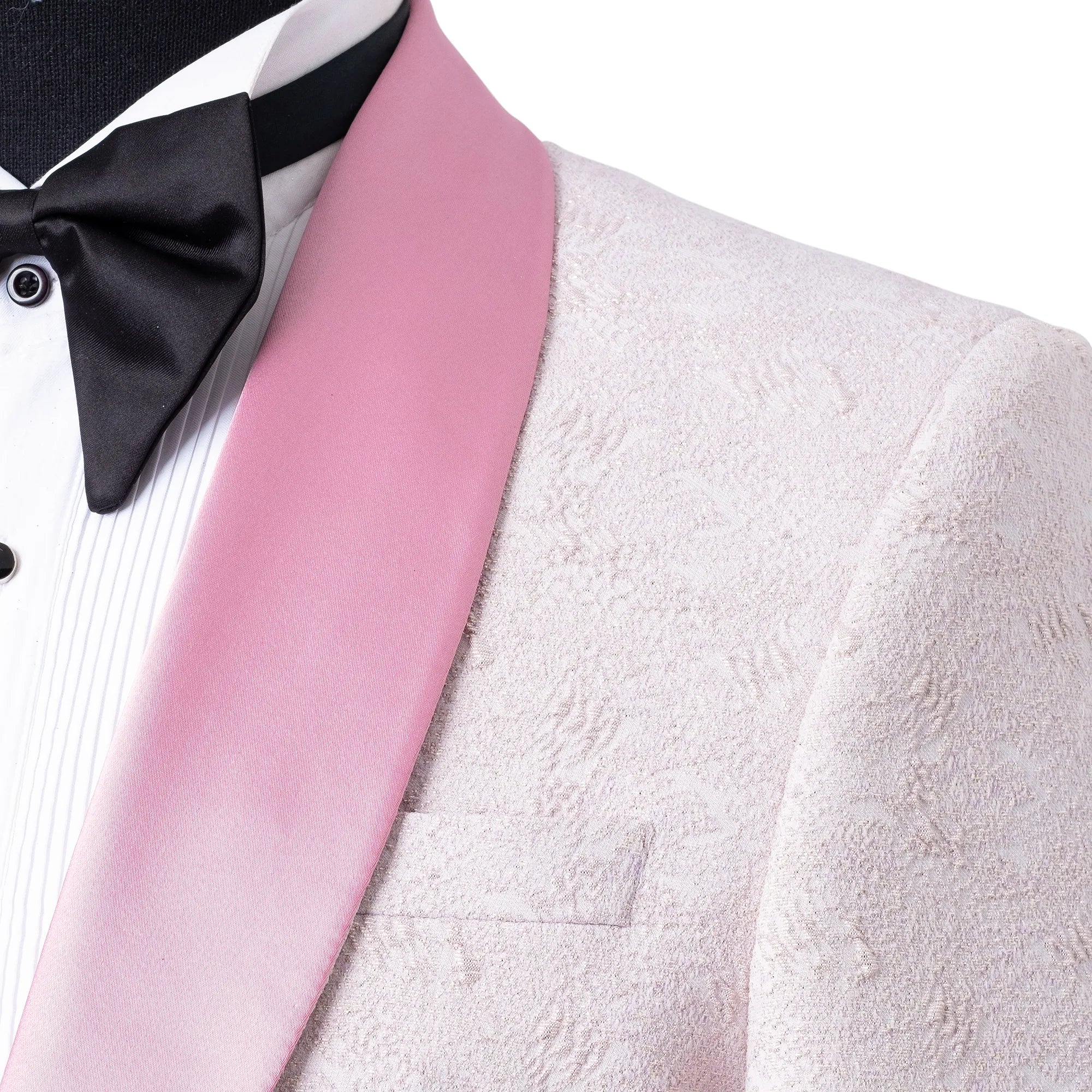 Cedric | Dusty Rose Splash Tailored-Fit Jacket