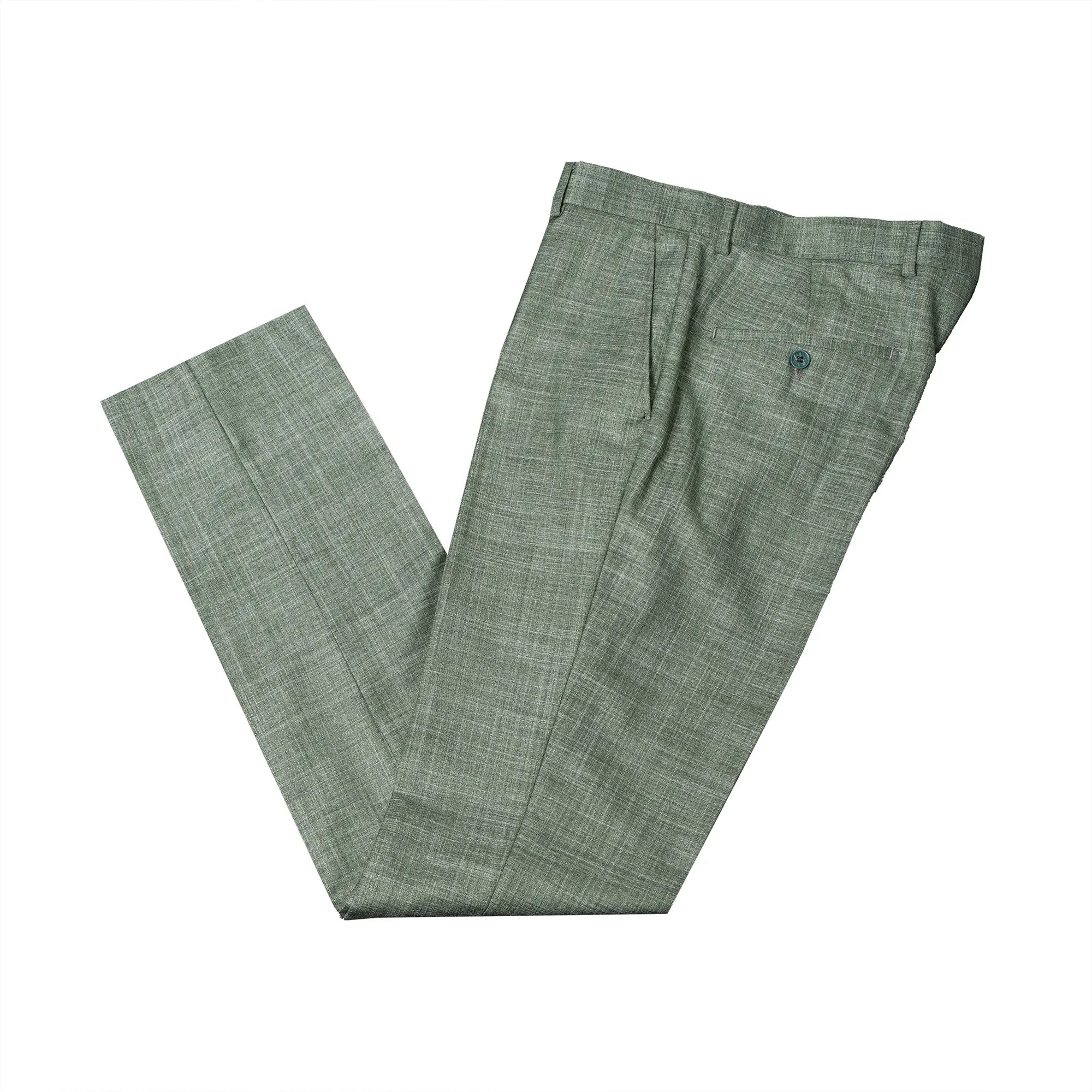 Vincenzo | Hunter Green 3-Piece Tailored-Fit Suit