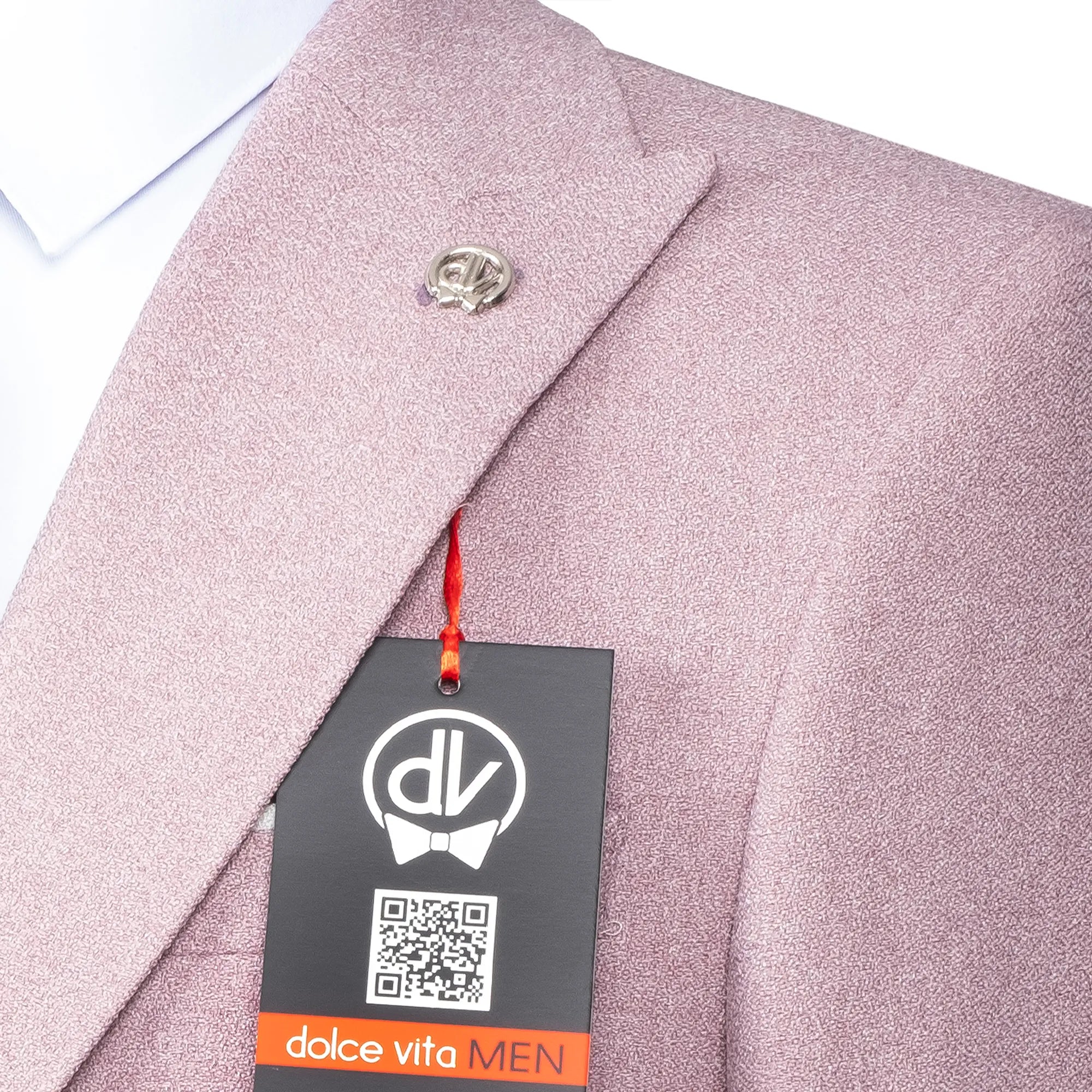 Isaac | Dusty Rose 3-Piece Tailored-Fit Suit