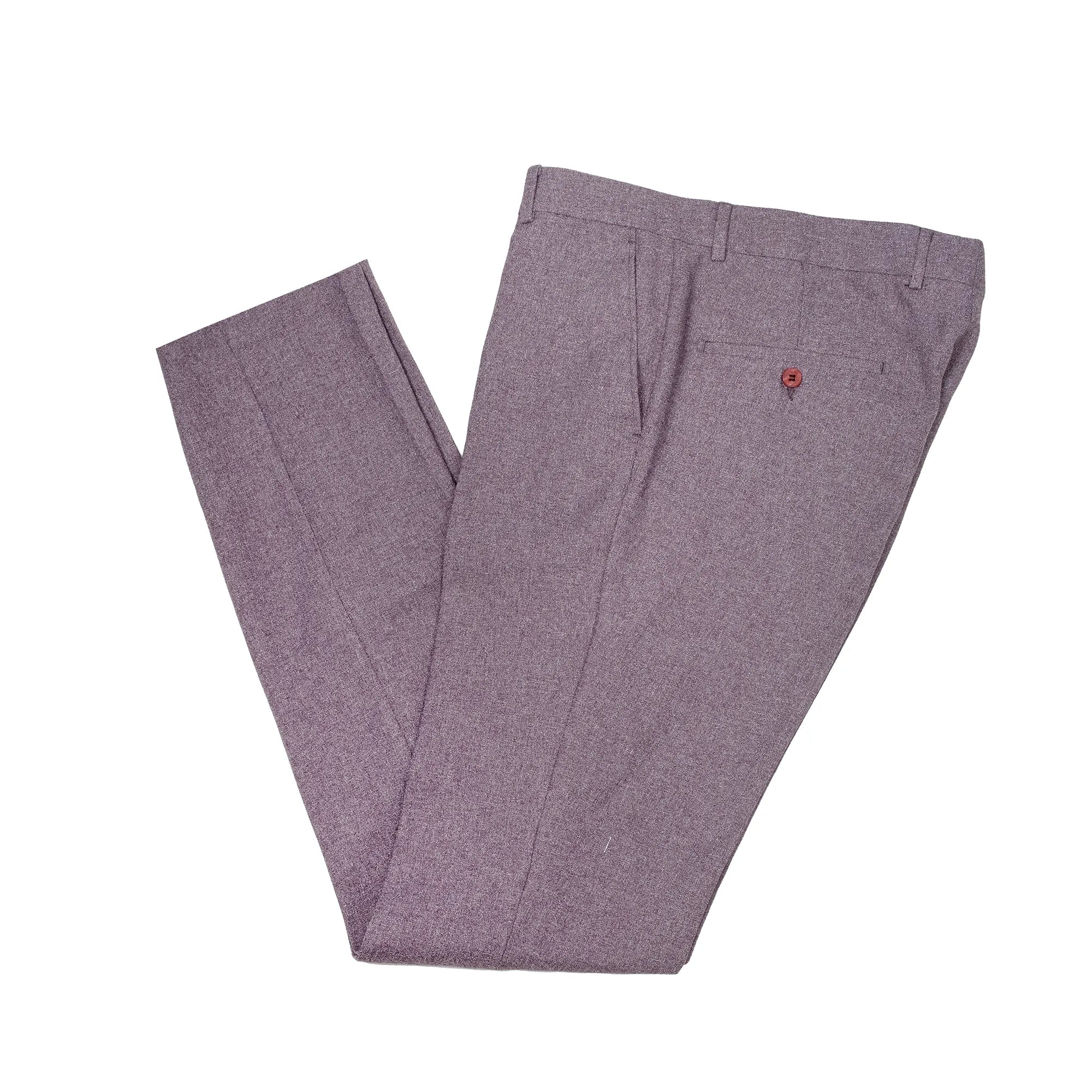 Isaac | Mauve 3-Piece Tailored-Fit Suit