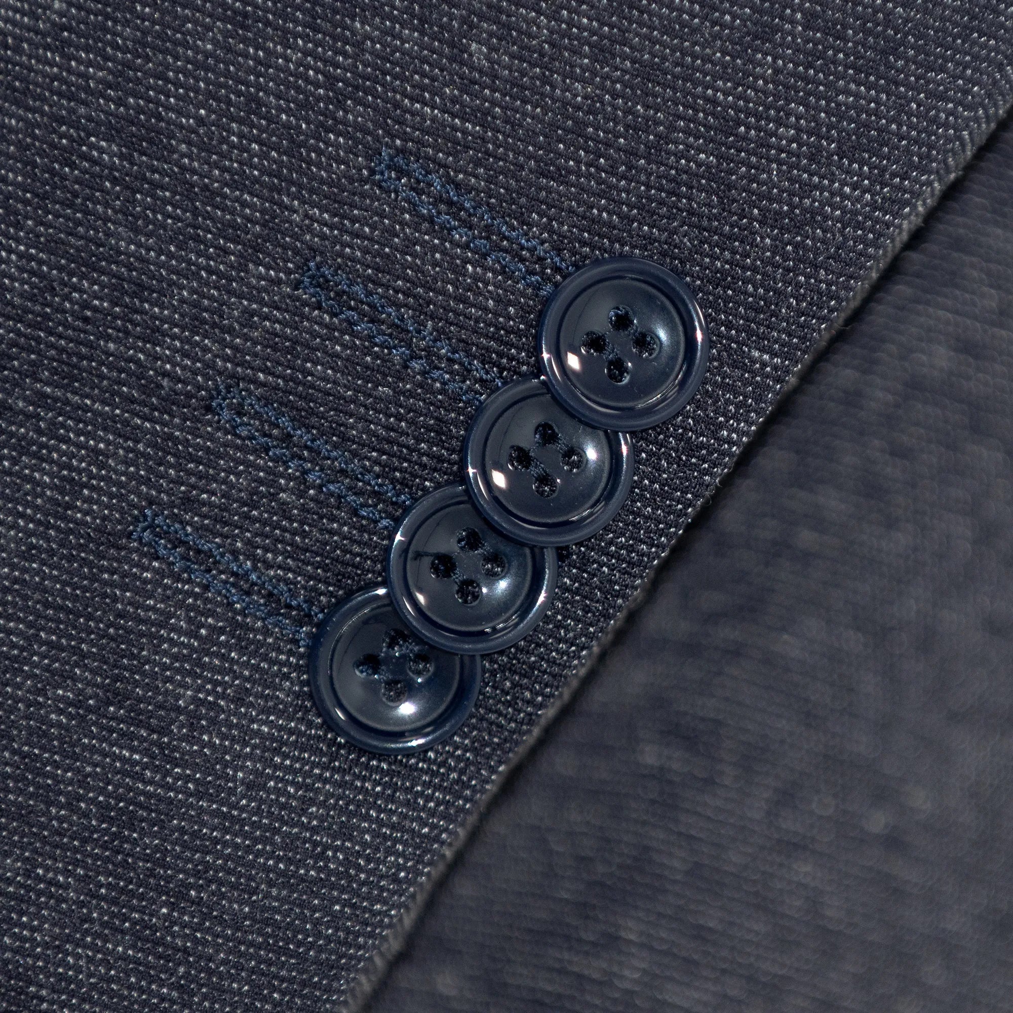 Navy Stretch Twill 2-Piece Slim-Fit Suit