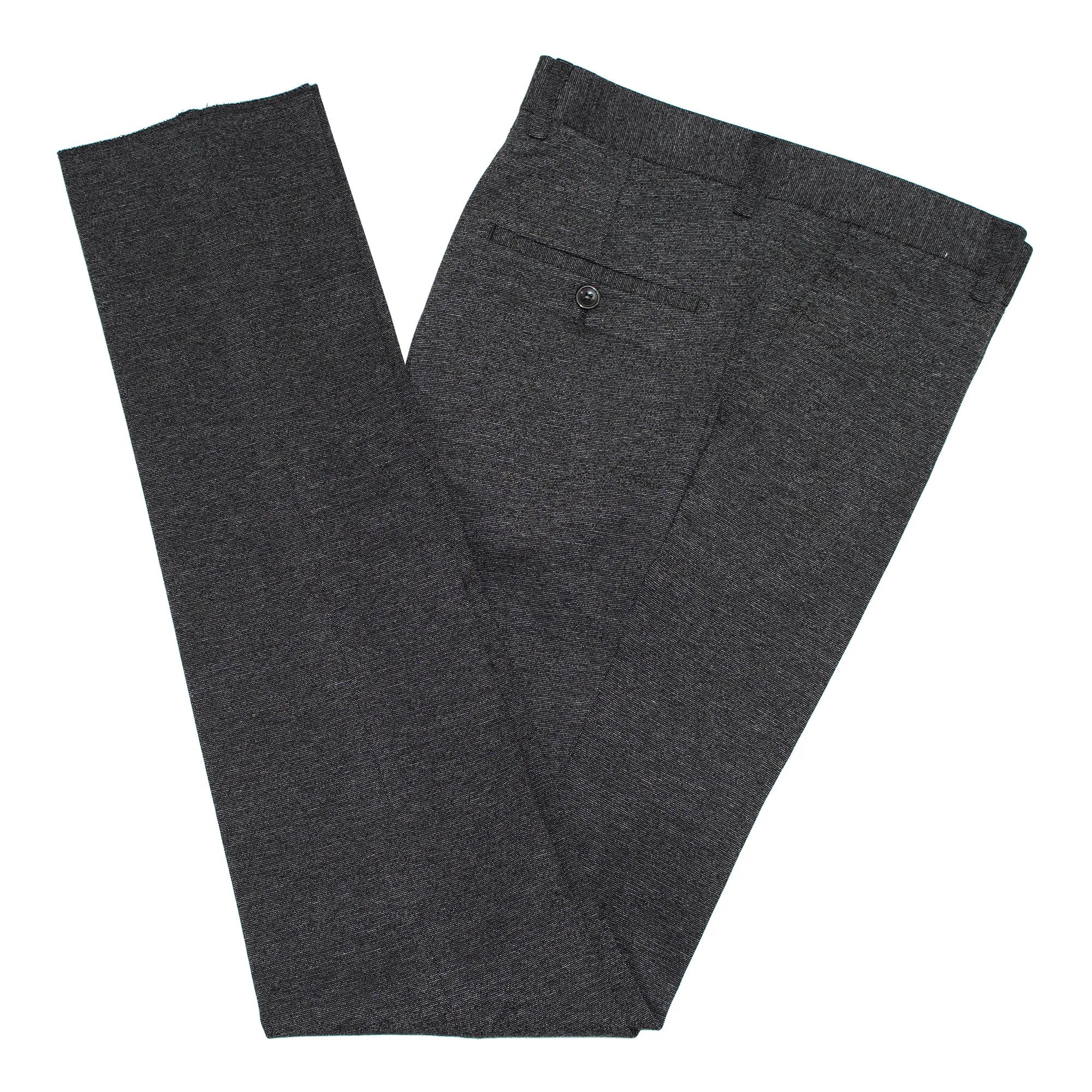 Black Stretch Twill 2-Piece Slim-Fit Suit