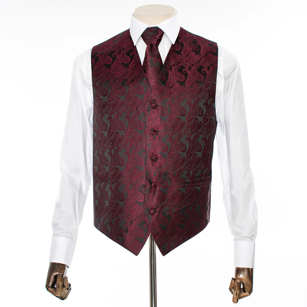 burgundy dress shirt with black vest Brand Q Italian Design, Men's Formal Tuxedo Vest, Tie & Hankie Set Select Jacket & Vest Size:EU48/US38 Long Satin Slit Bridesmaid leather moccasins Sweater vest 59 inch Center back