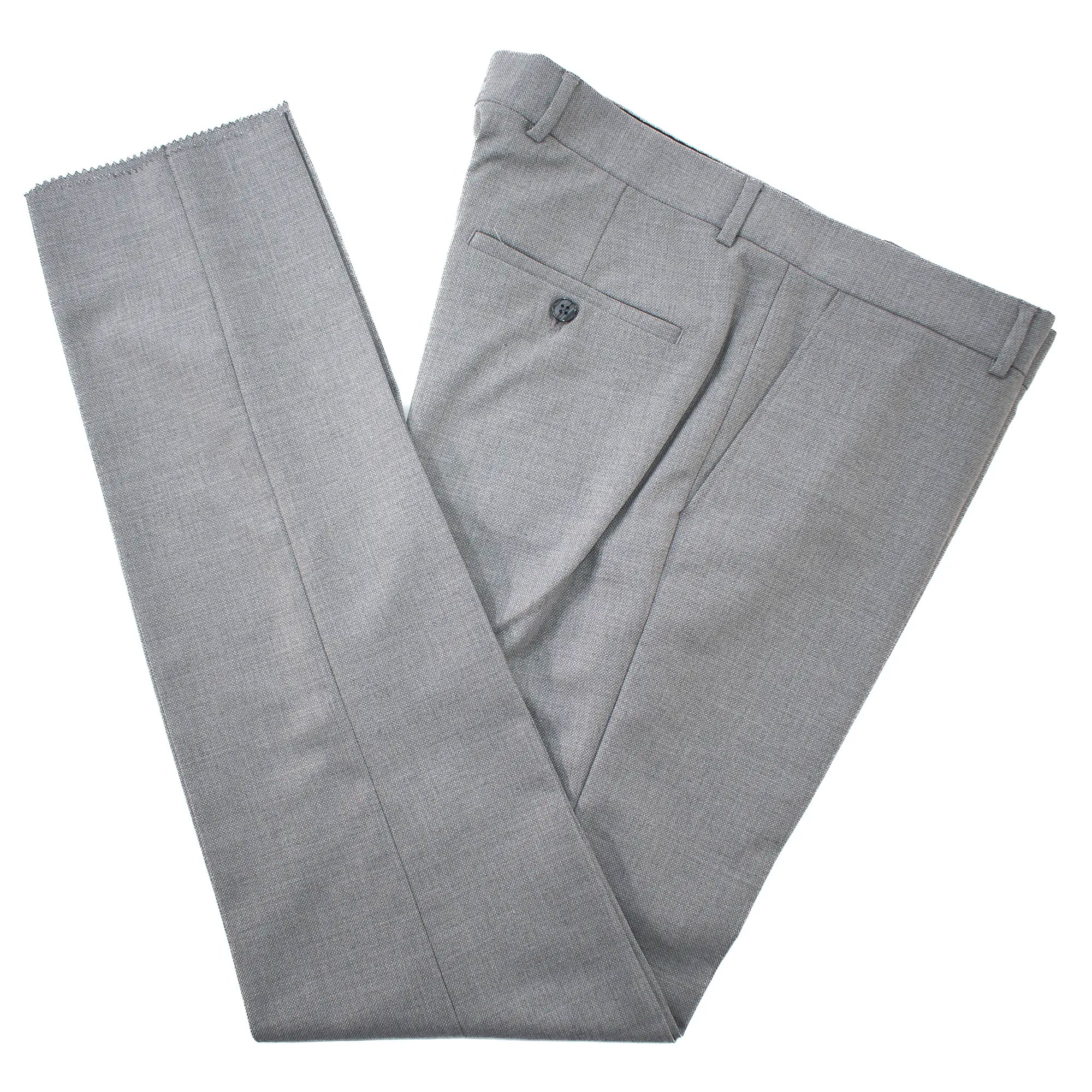 Gray Windowpane 3-piece Tailored-fit Suit