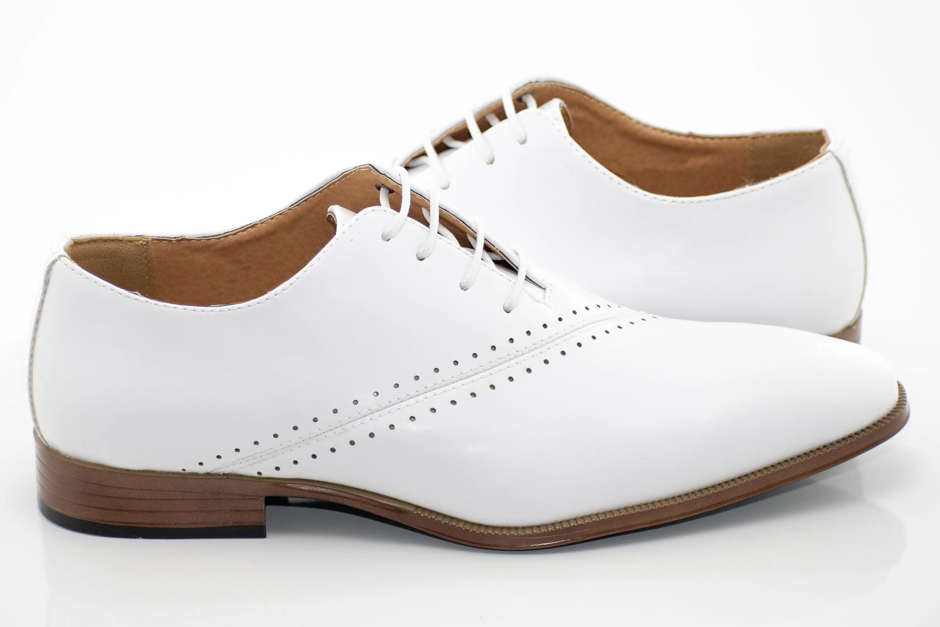 Asymmetrical Leather Oxfords