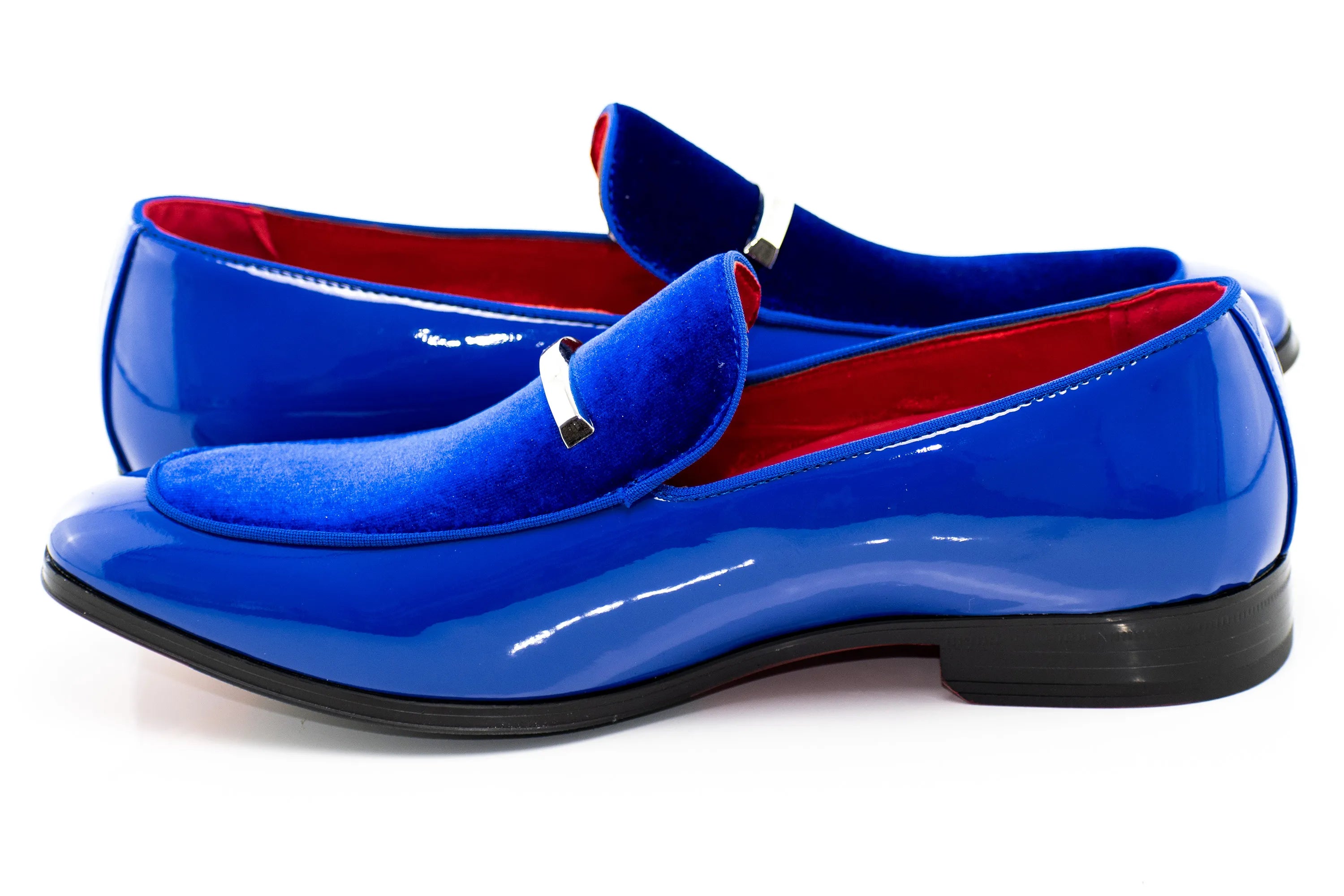 Velvet Apron-Toe Bit Loafer