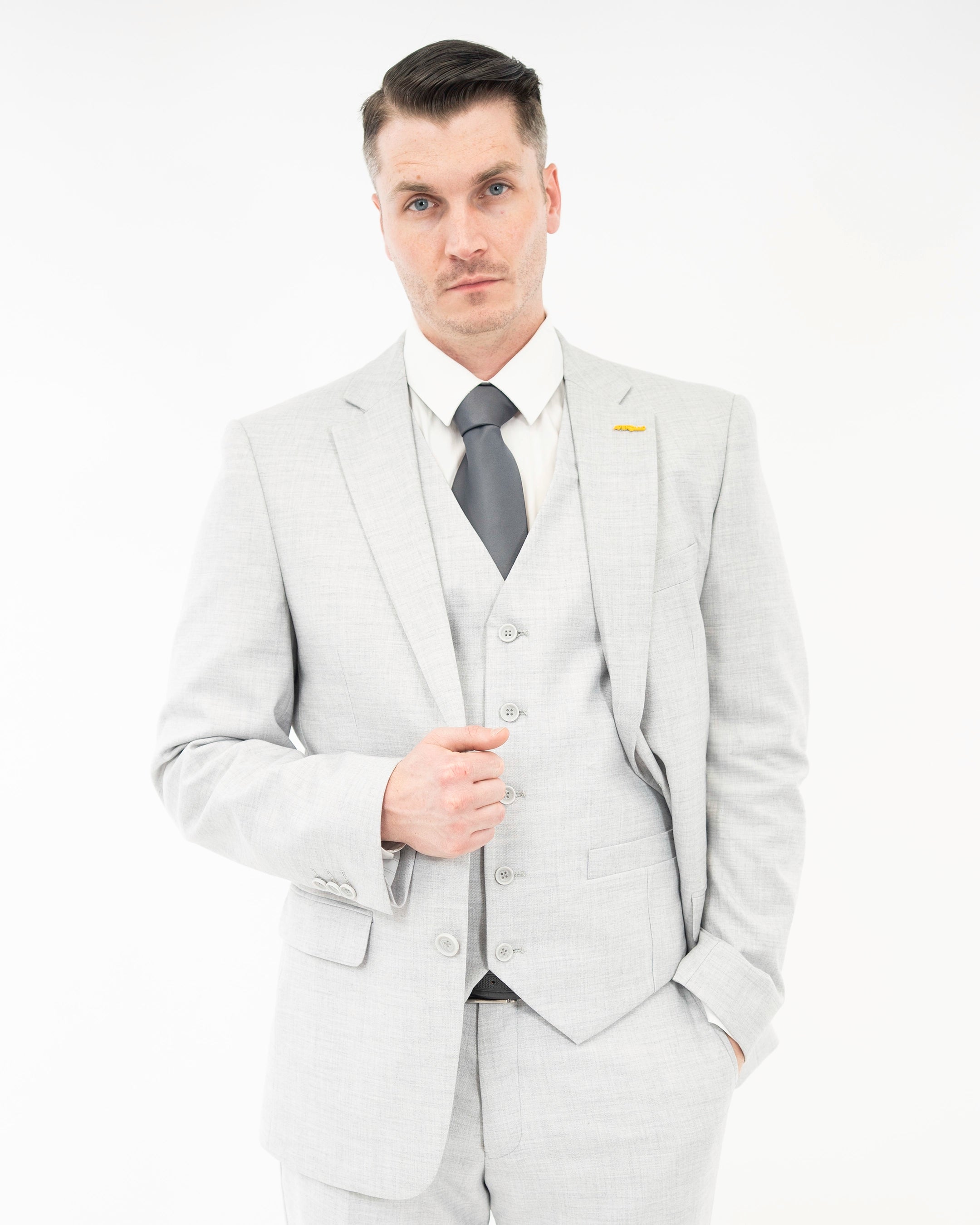Emiliano | Light Gray Suit Jacket