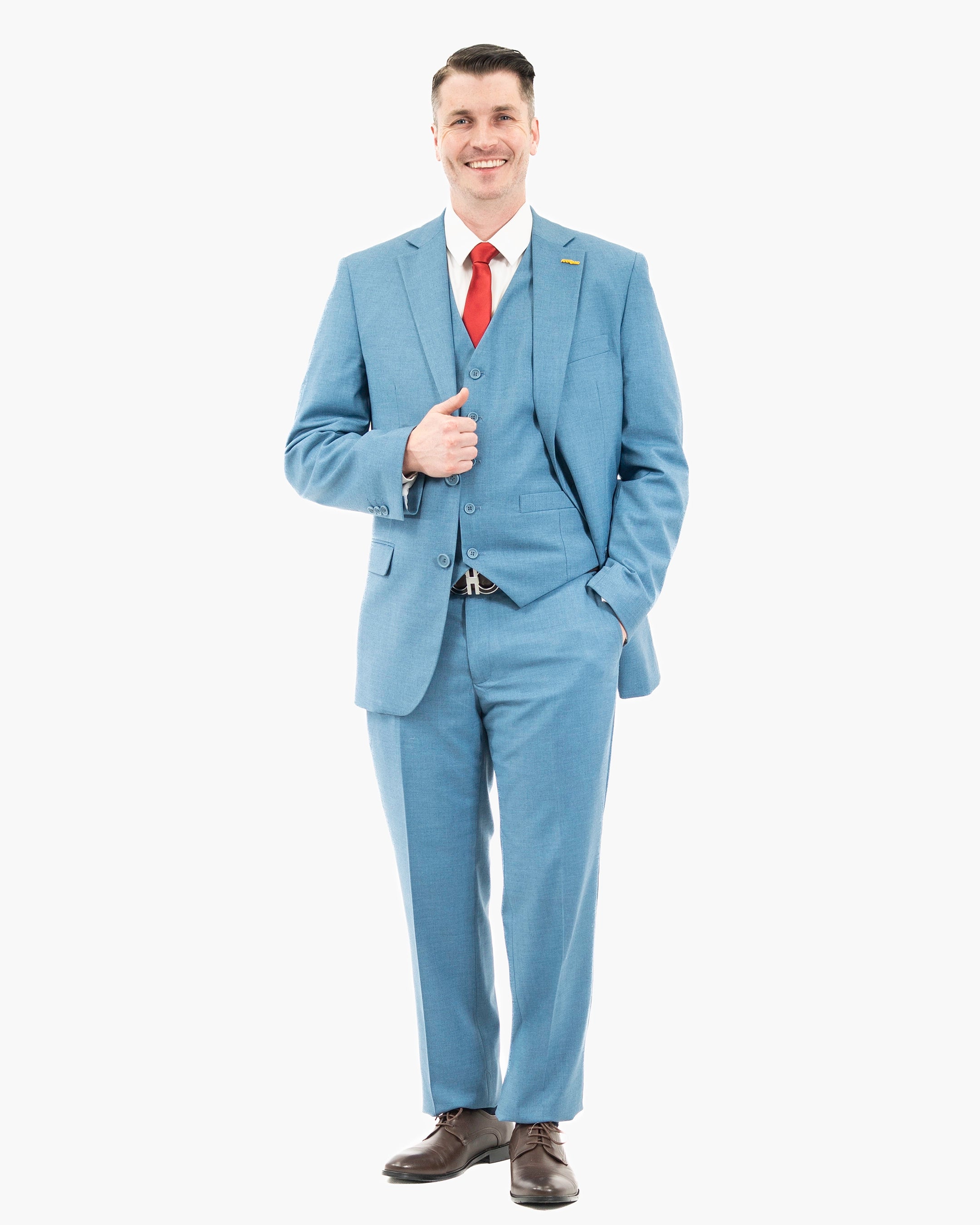 Emiliano | Steel Blue Suit Jacket