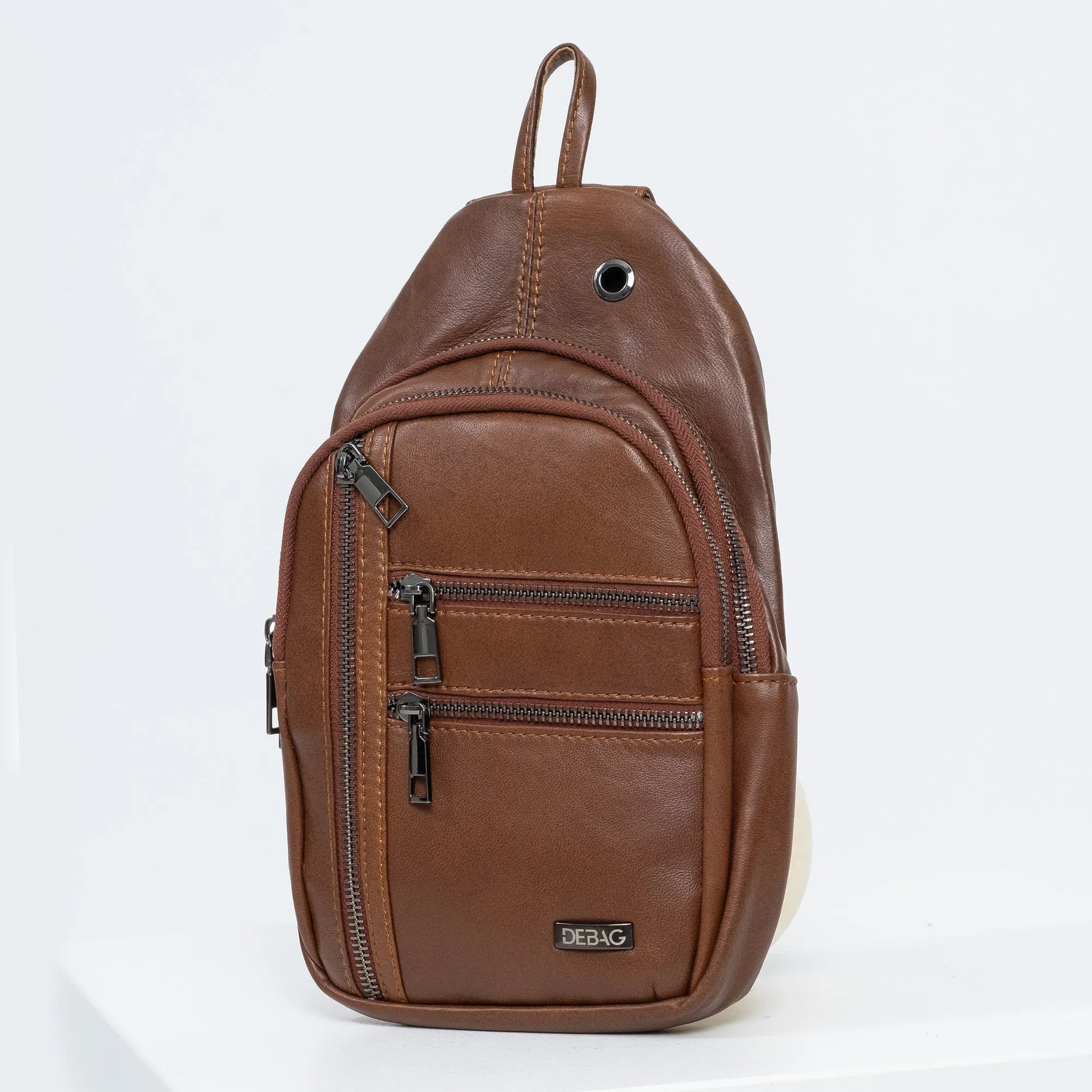 Leather Sling Cross Body Bag
