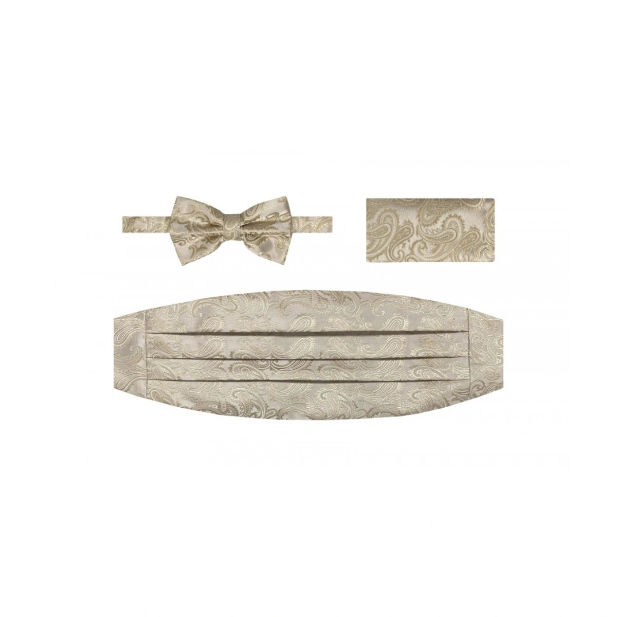 3-Piece Paisley Cummerbund Set