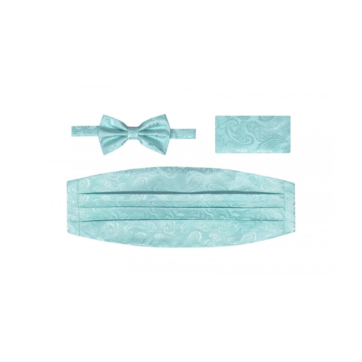3-Piece Paisley Cummerbund Set