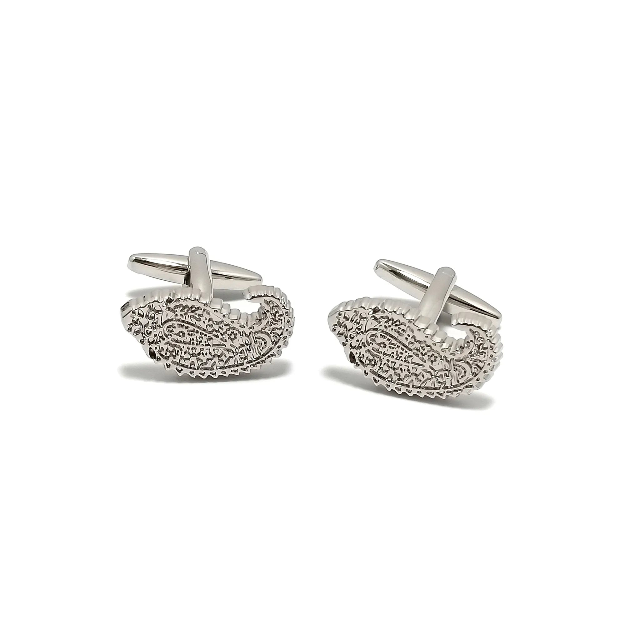 Lone Paisley Cufflinks & Tie-Bar Set
