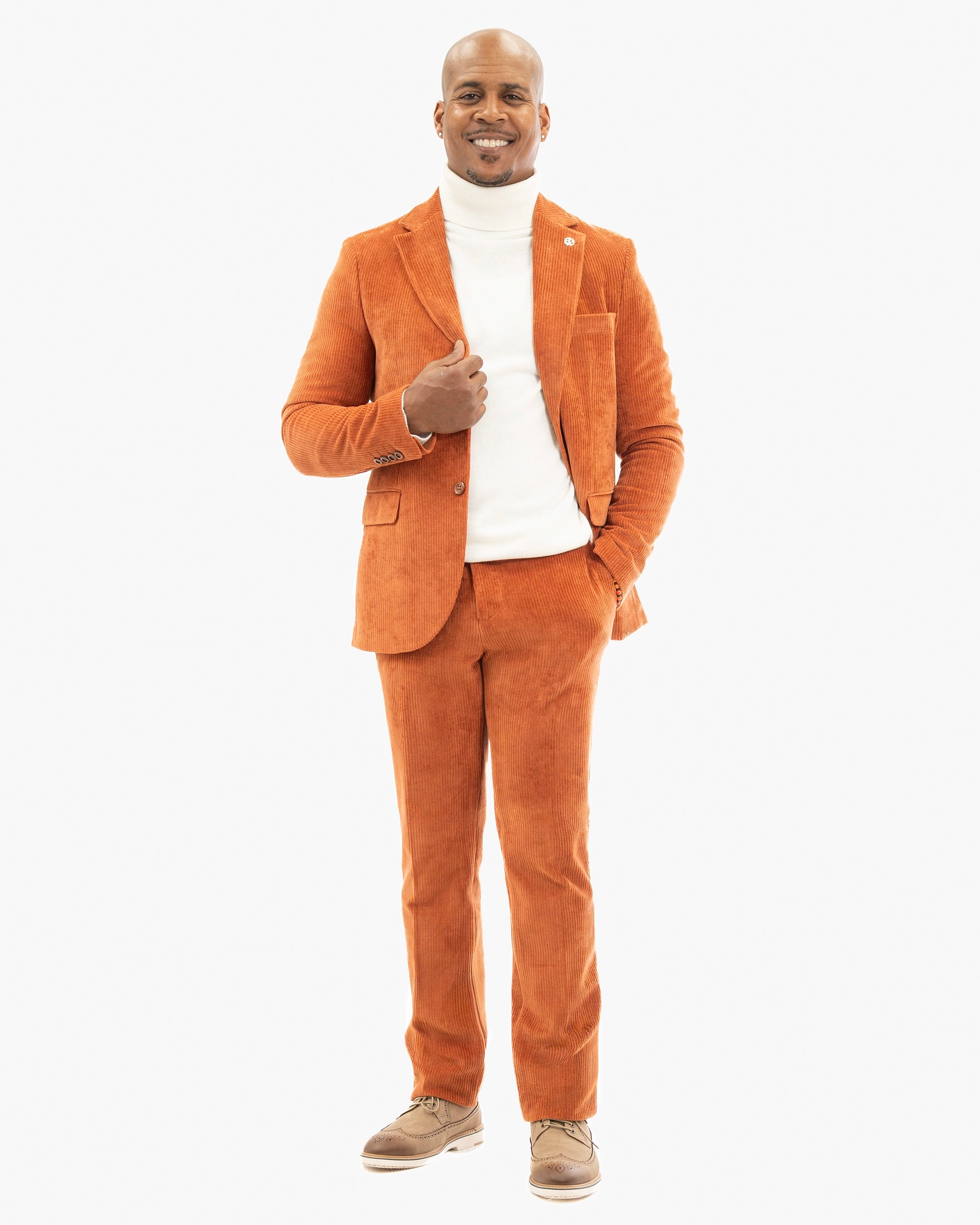 Cassidy | 2-Piece Tailored-Fit Corduroy Suit