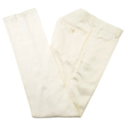 Men's Cream White Satin 2-Piece Big & Tall Suit