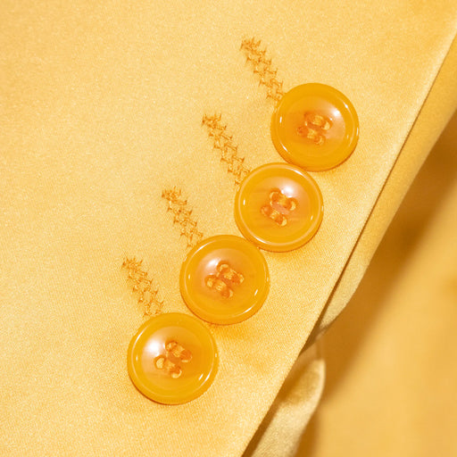 Men's Gold Satin 2-Piece Big & Tall Suit