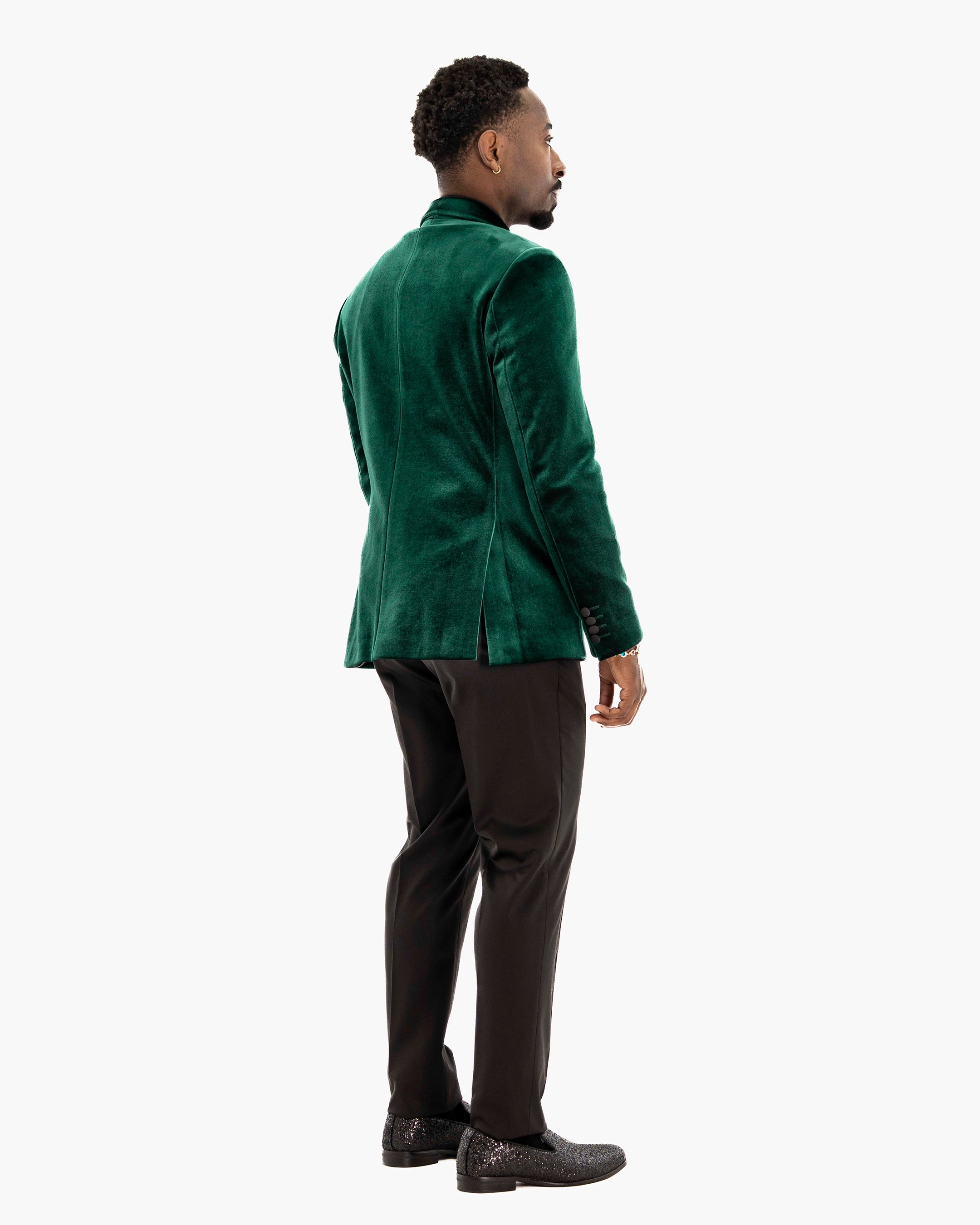 Amari | Velvet 3-Piece Tailored-Fit Tuxedo
