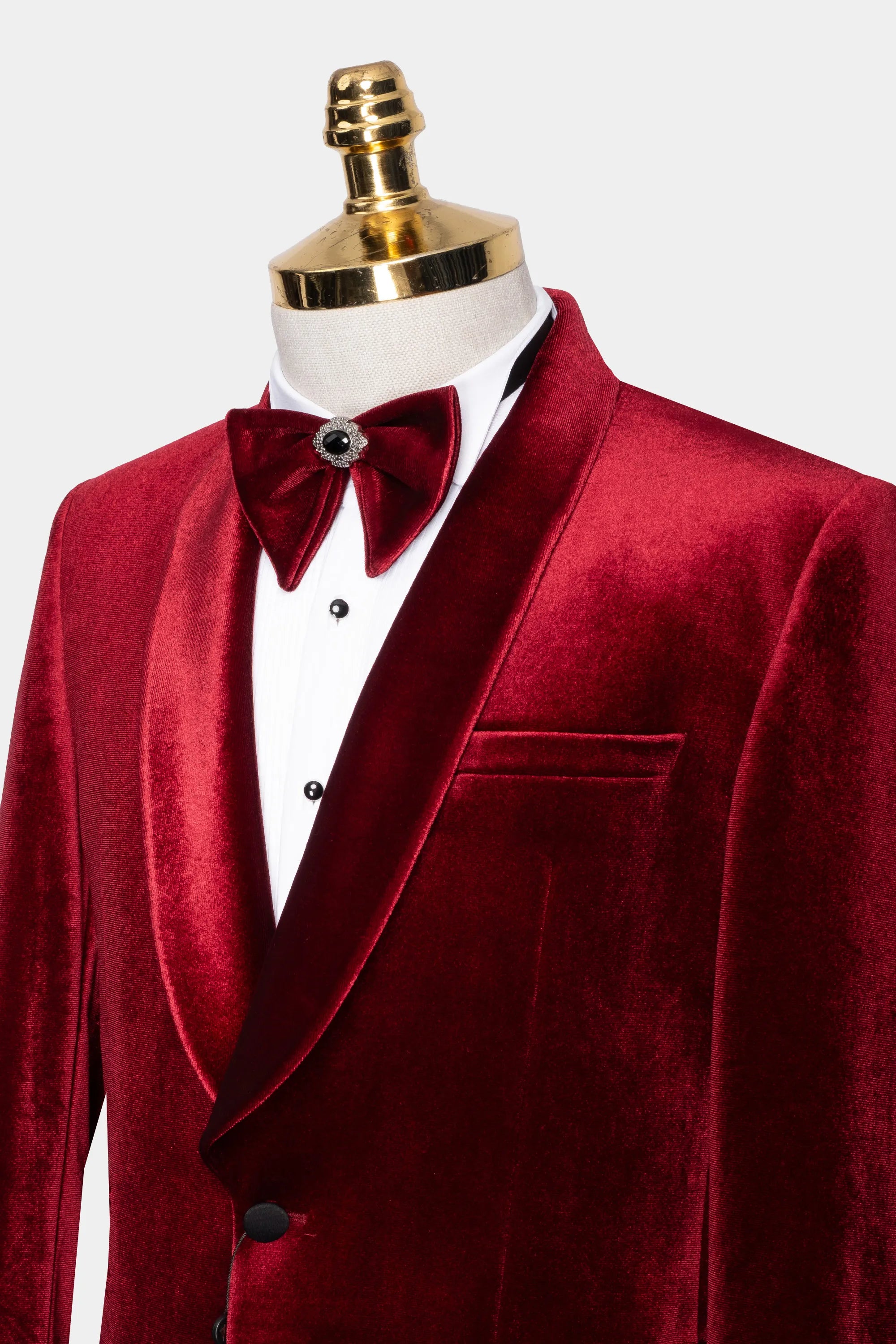 Amari | Velvet 3-Piece Tailored-Fit Tuxedo