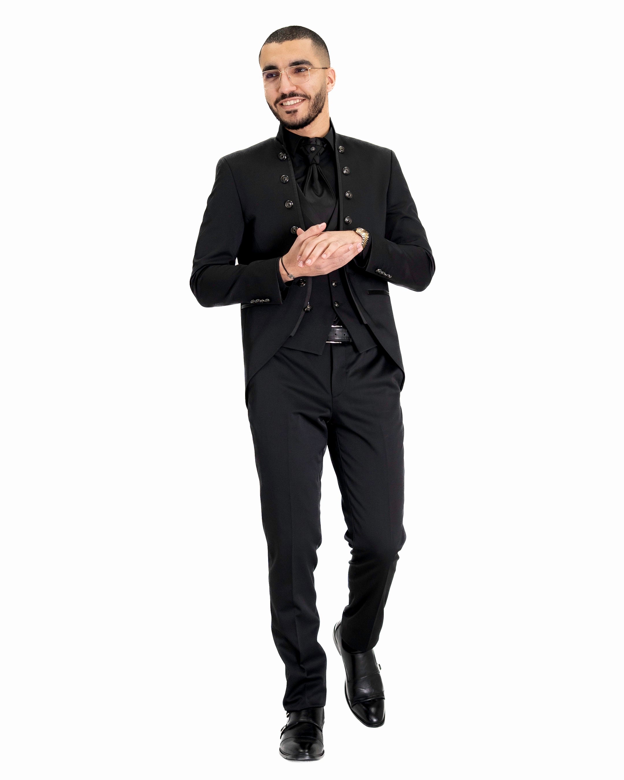 Black Diamond Tailored-Fit Western Tuxedo