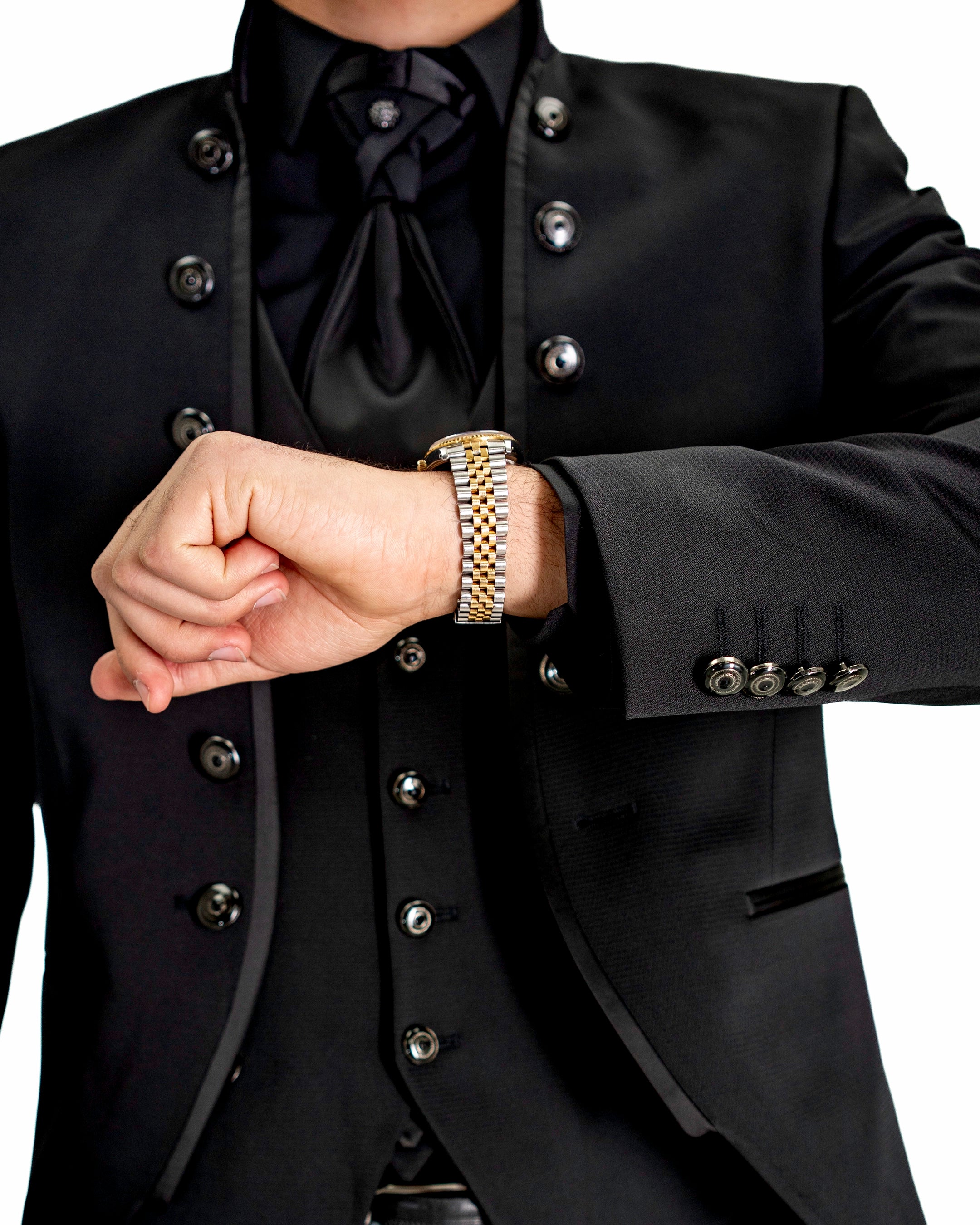 Black Diamond Tailored-Fit Western Tuxedo