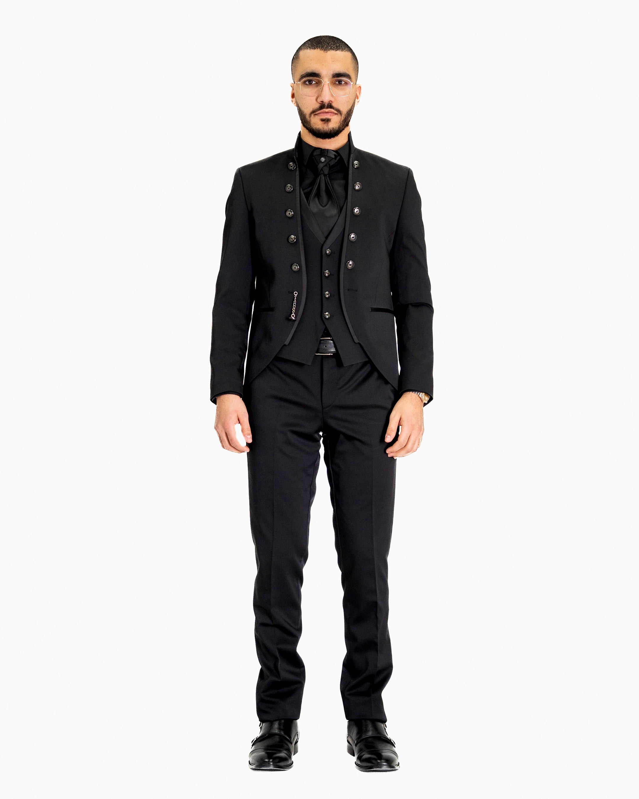 Black Diamond Tailored-Fit Western Tuxedo