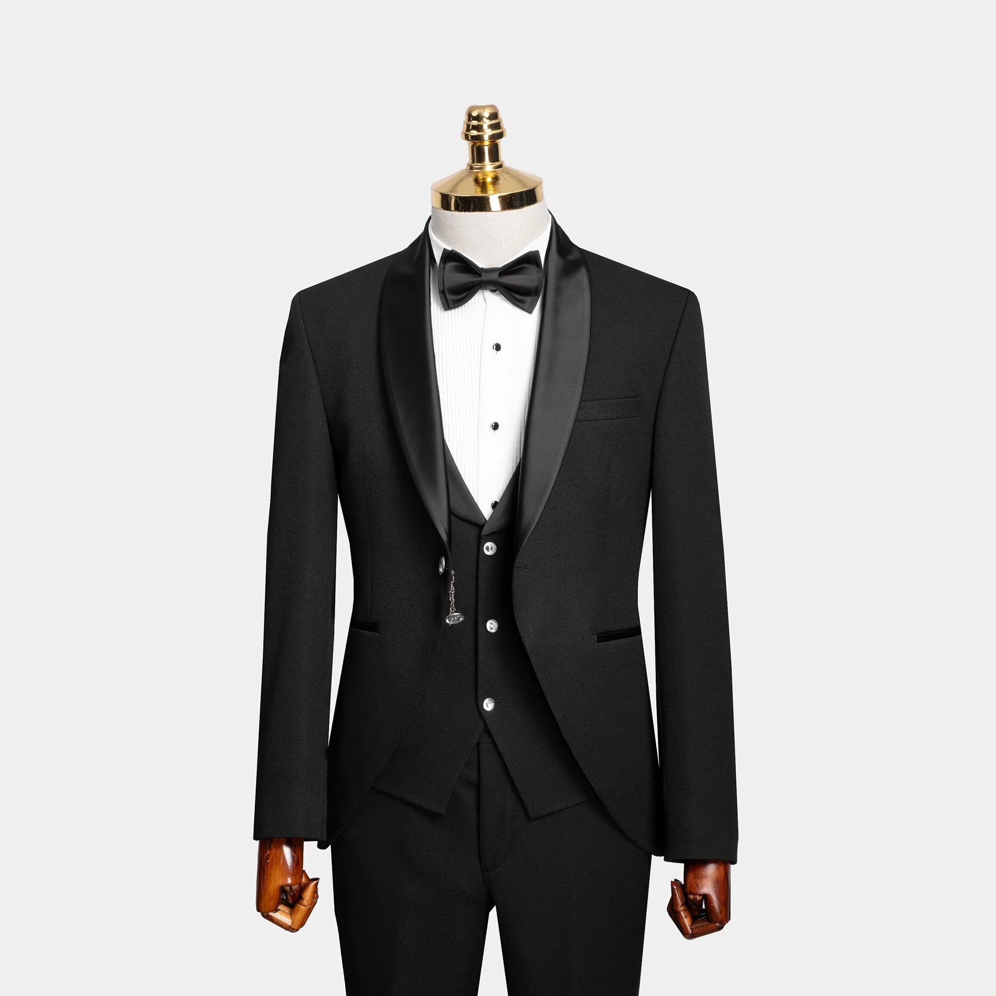 Rudolfo | 3-Piece Tailored-Fit Tuxedo with Chain Closure