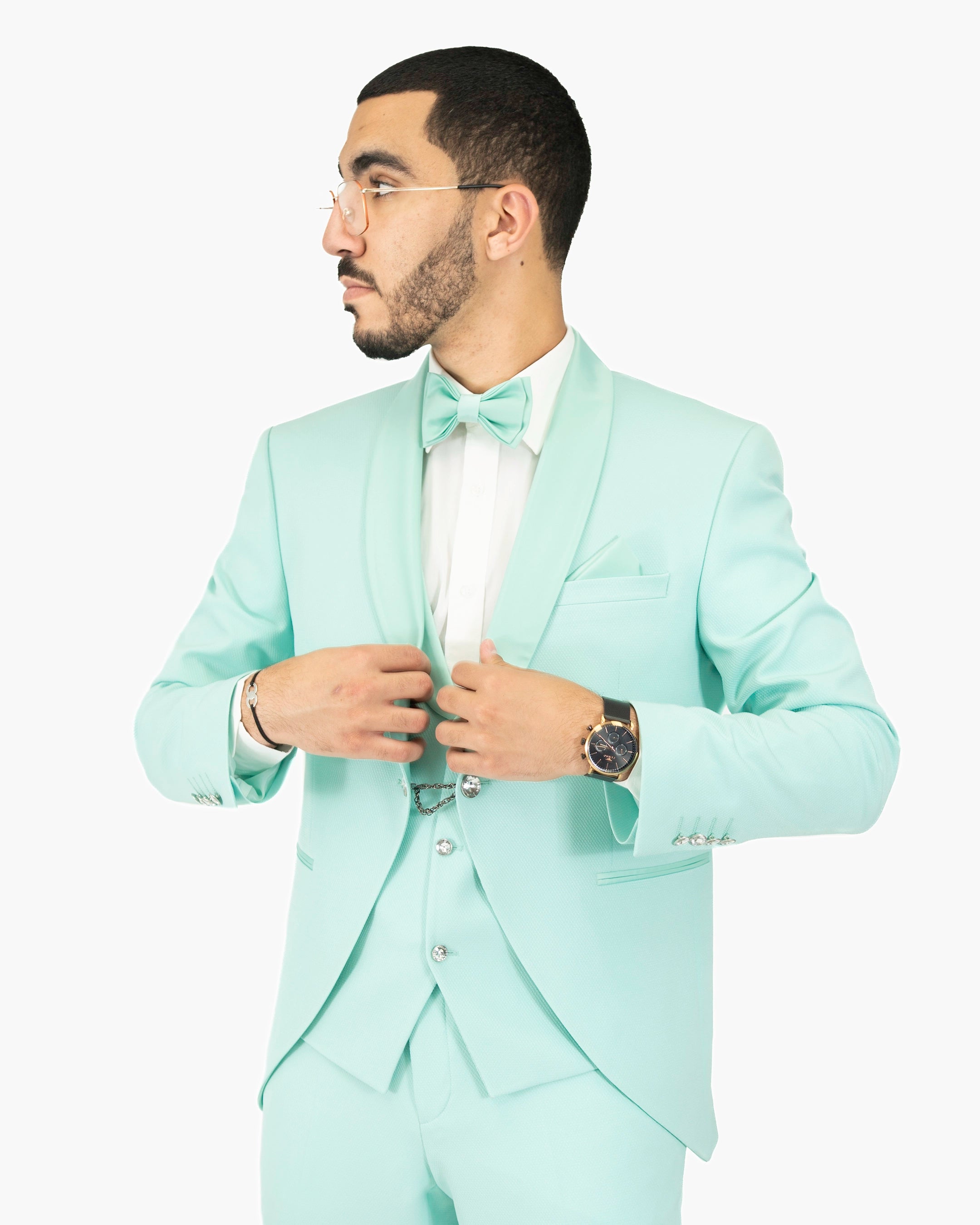 Rudolfo | 3-Piece Tailored-Fit Tuxedo with Chain Closure