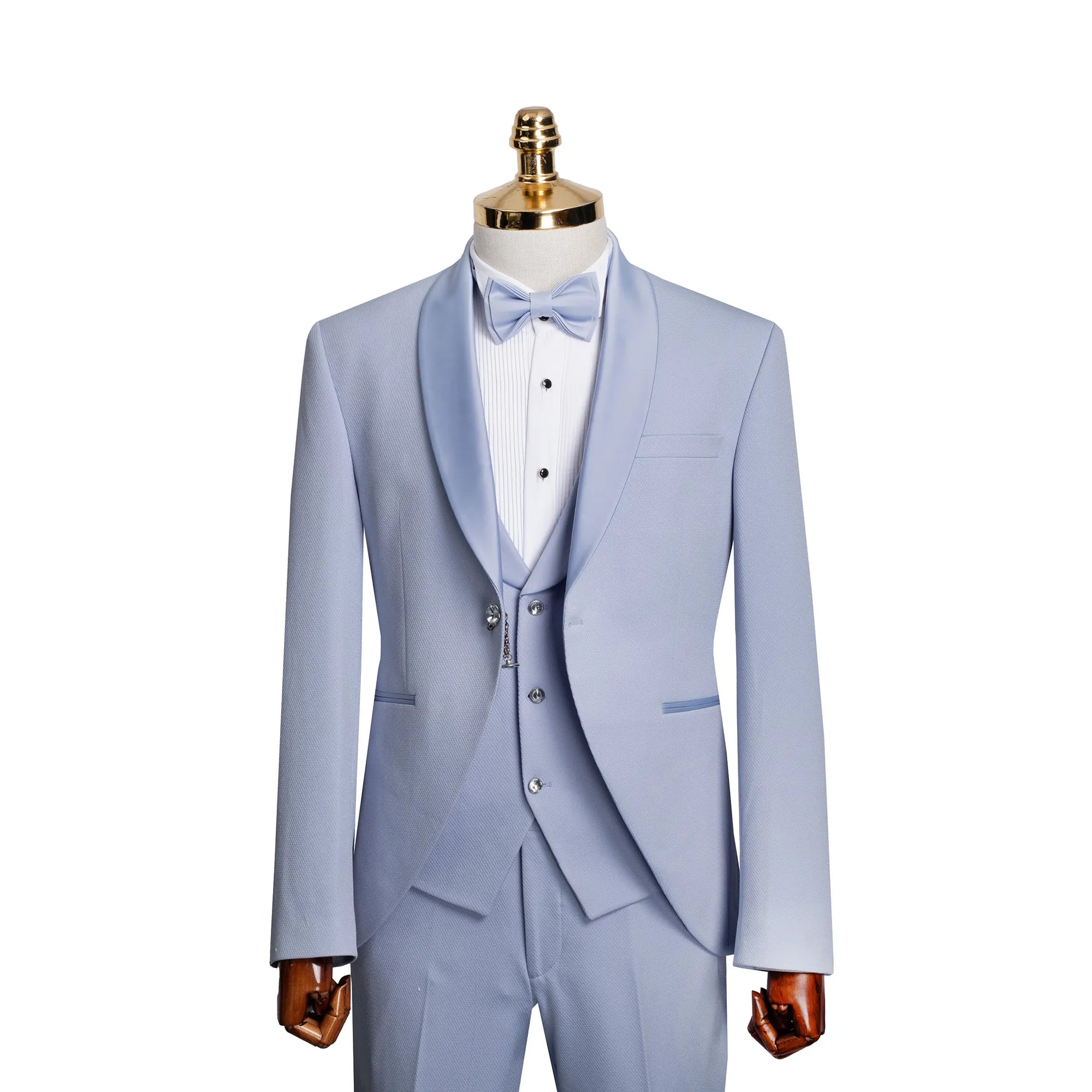 Rudolfo | 3-Piece Tailored-Fit Tuxedo with Chain Closure