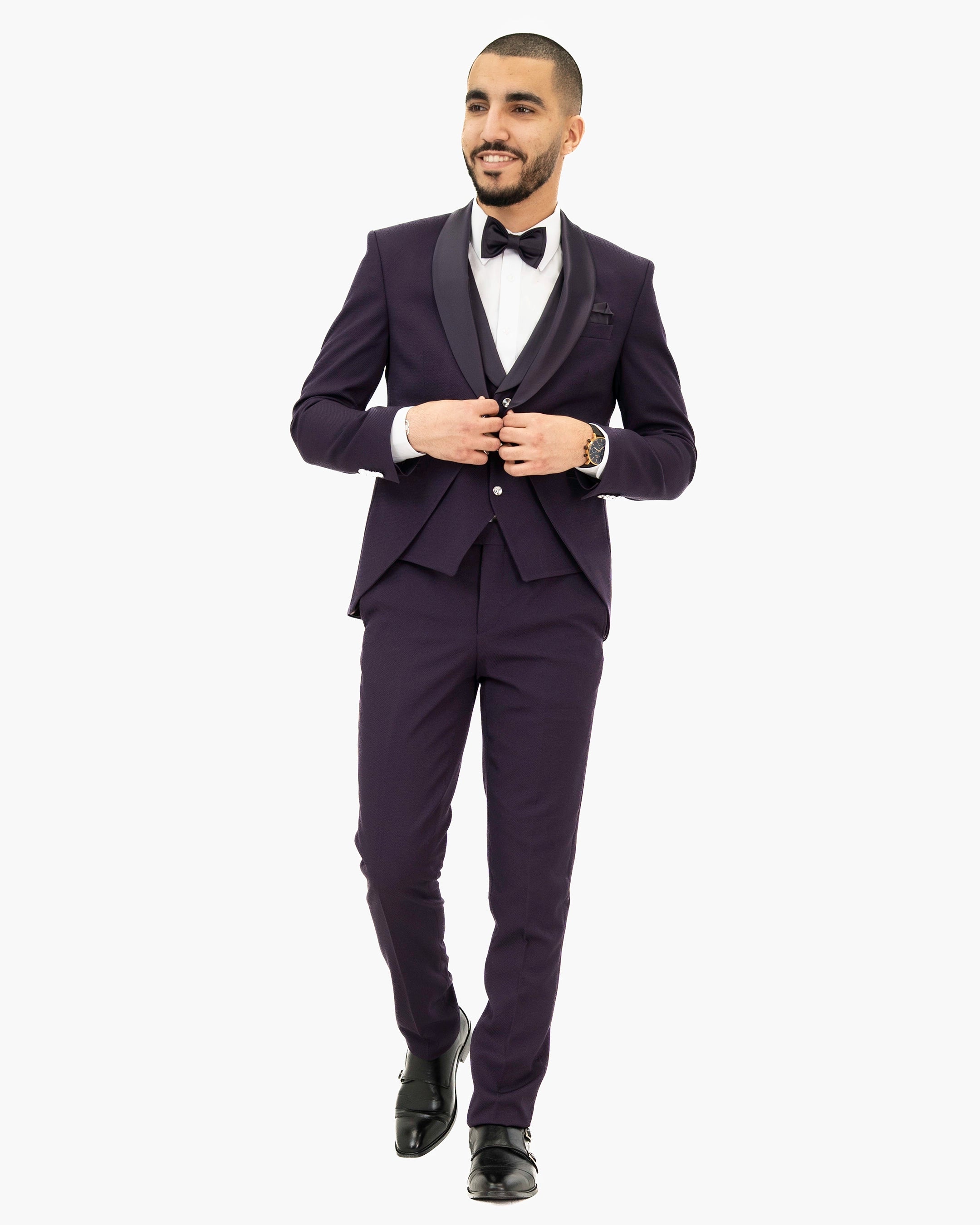 Rudolfo | 3-Piece Tailored-Fit Tuxedo with Chain Closure