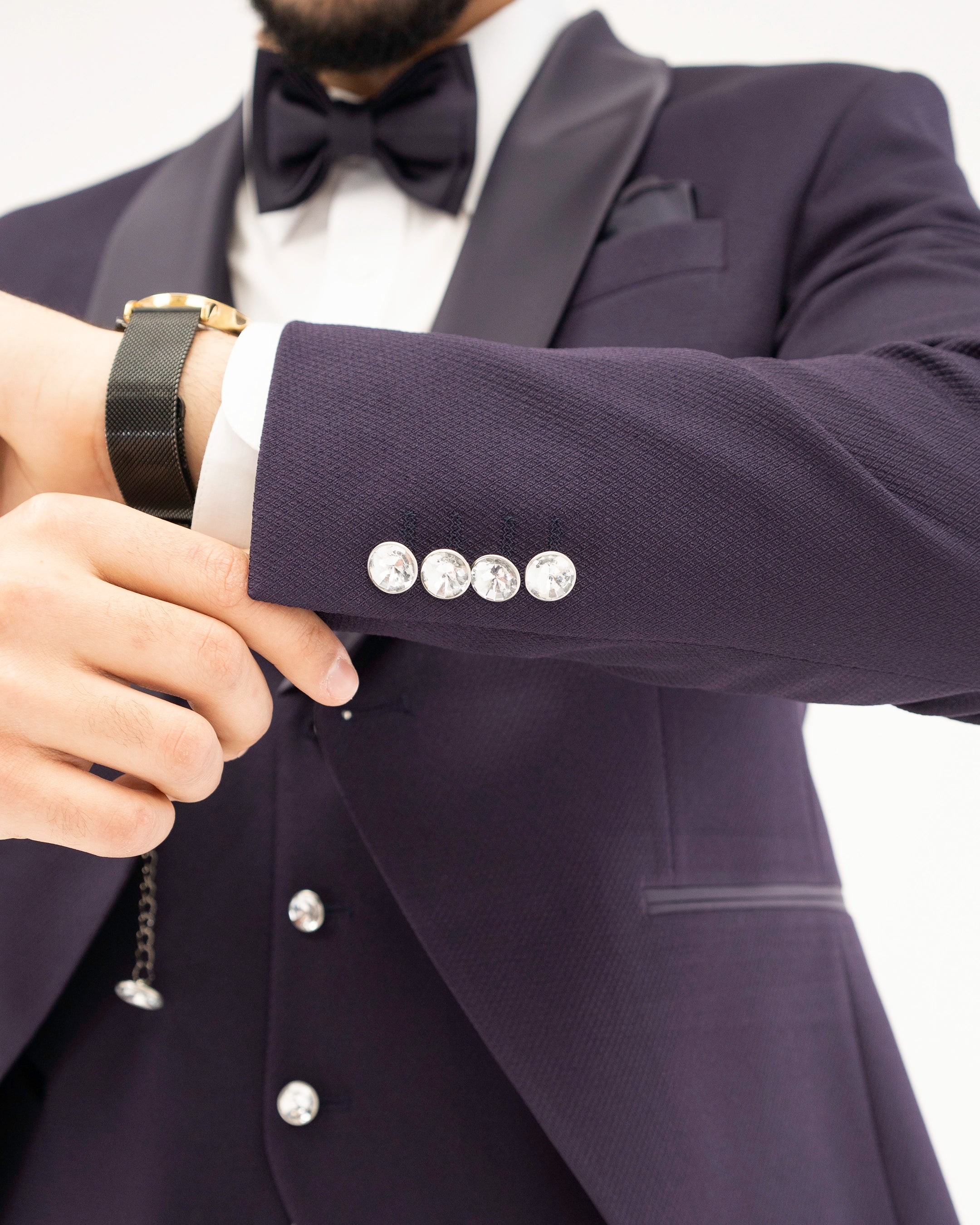 Rudolfo | 3-Piece Tailored-Fit Tuxedo with Chain Closure