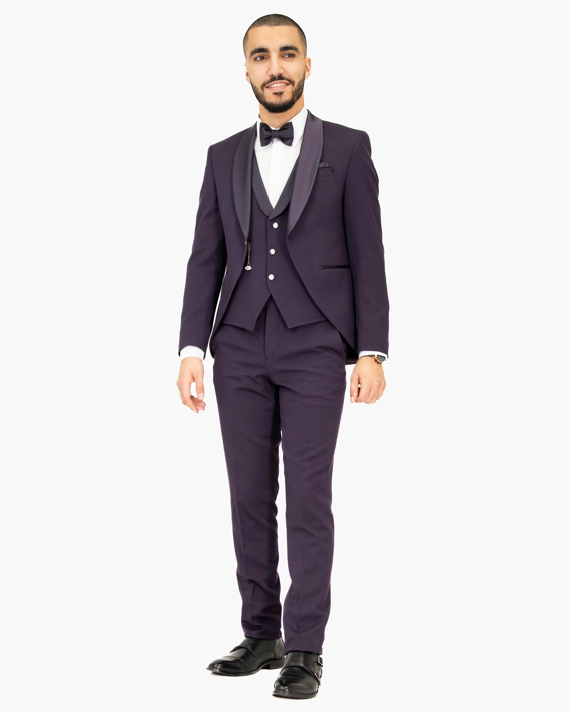 Rudolfo | 3-Piece Tailored-Fit Tuxedo with Chain Closure