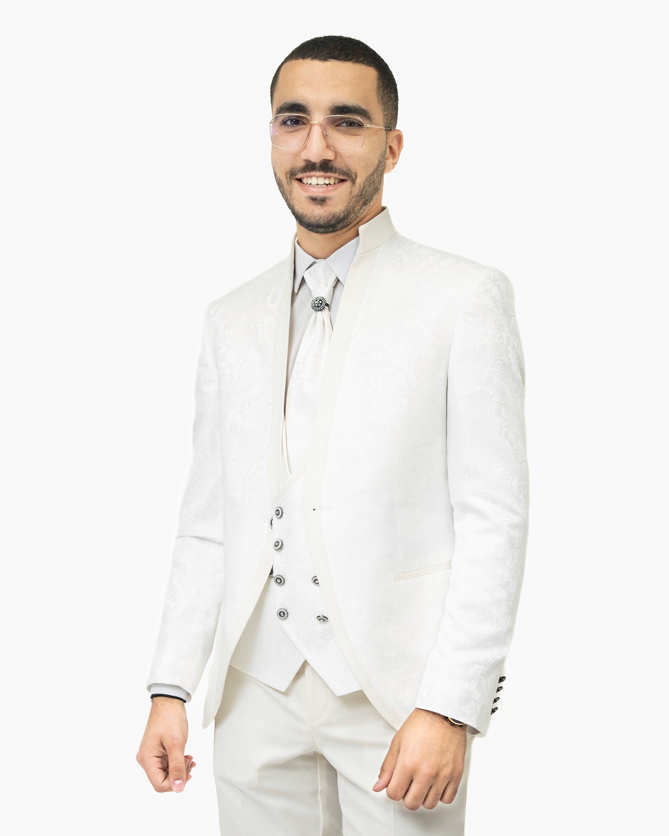 Virgil | Floral Western 3-Piece Tailored-Fit Tuxedo