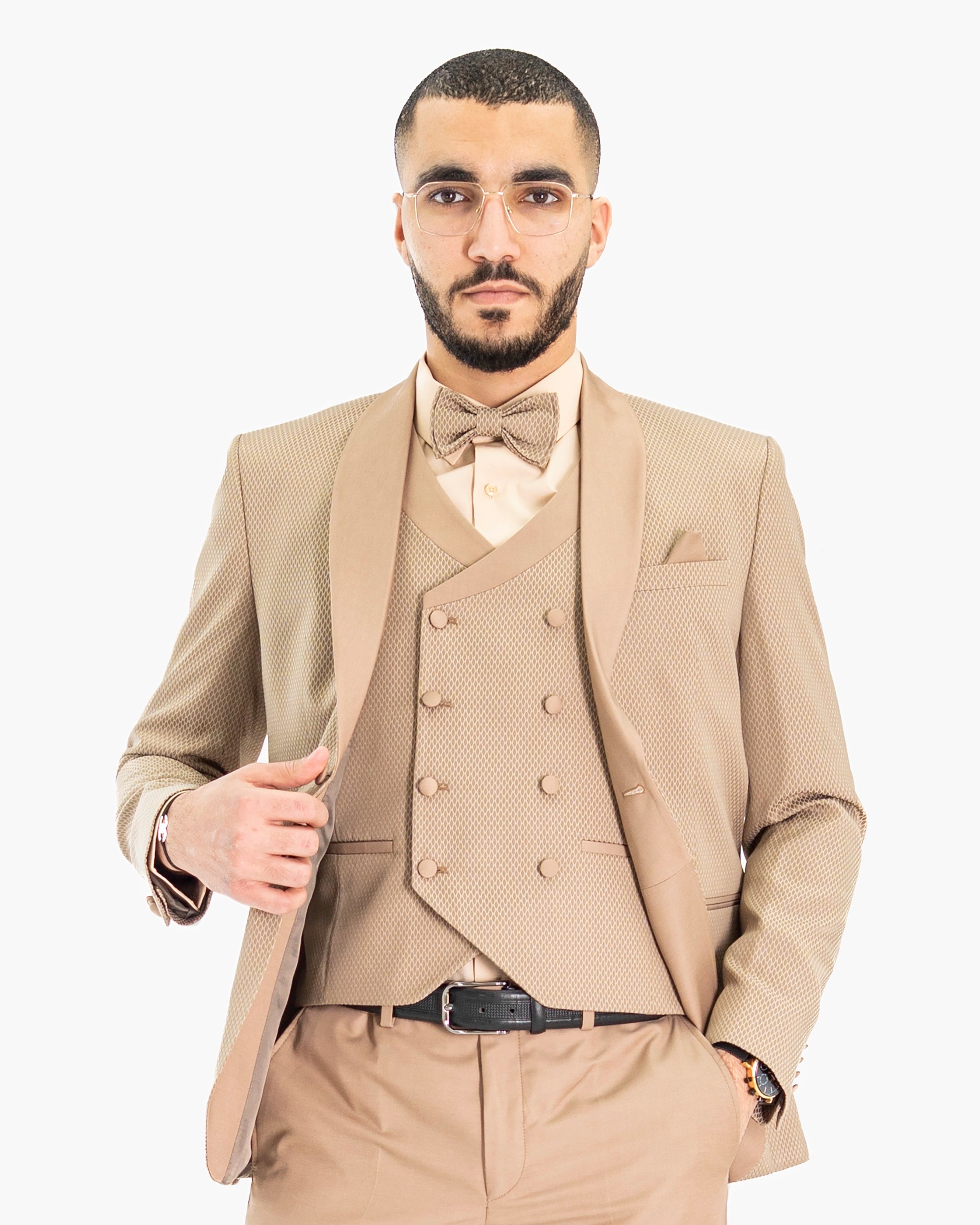 Arthur| Birdseye 3-Piece Tailored-Fit Tuxedo