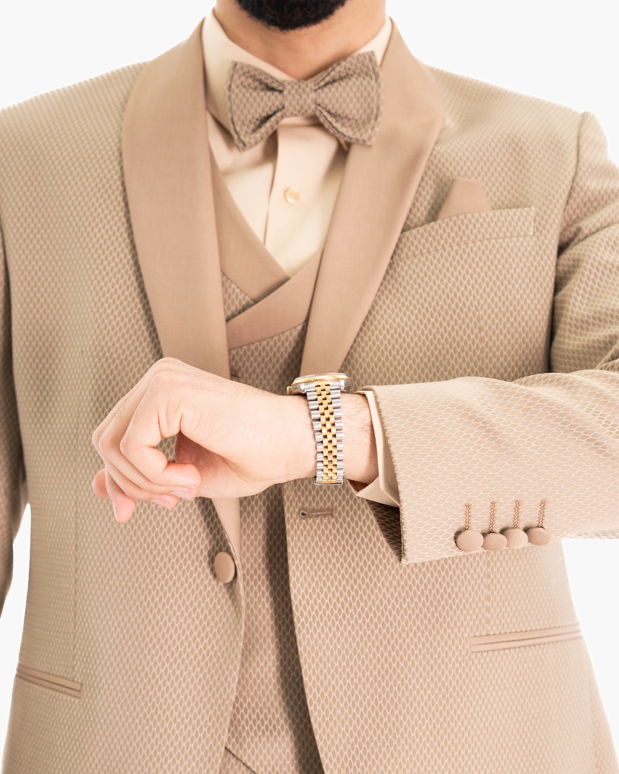 Arthur| Birdseye 3-Piece Tailored-Fit Tuxedo