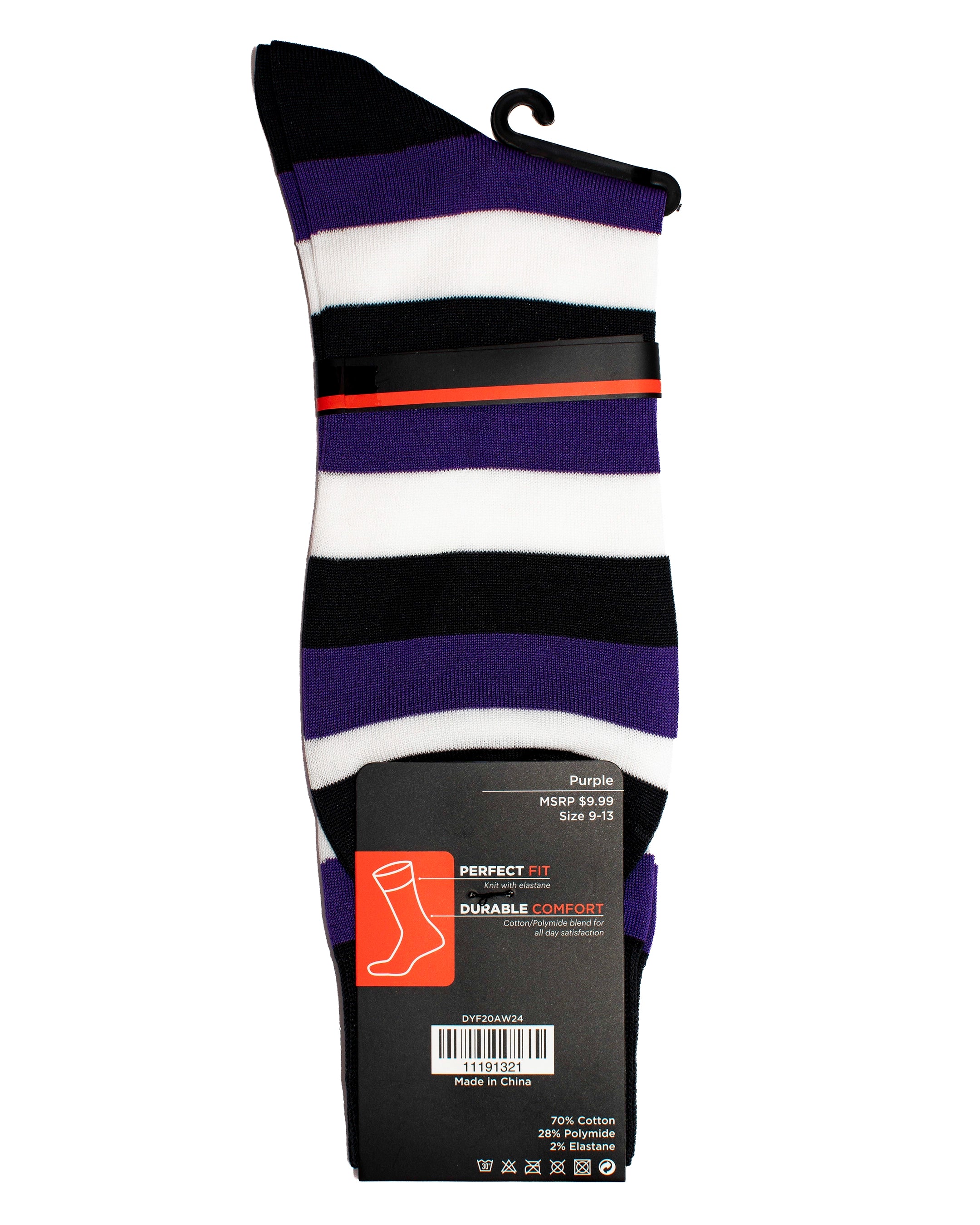 Premium Bold-Striped Socks