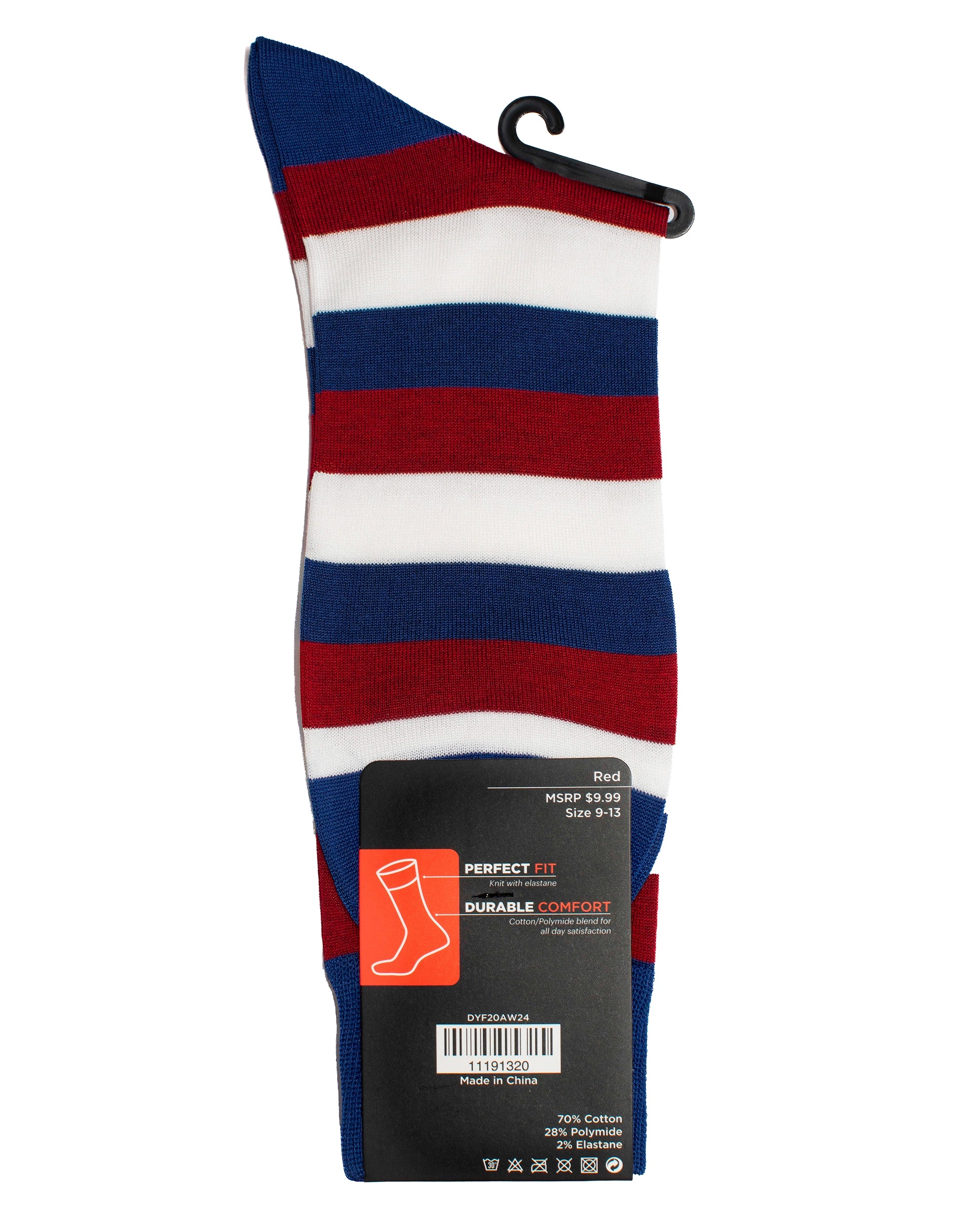 Premium Bold-Striped Socks