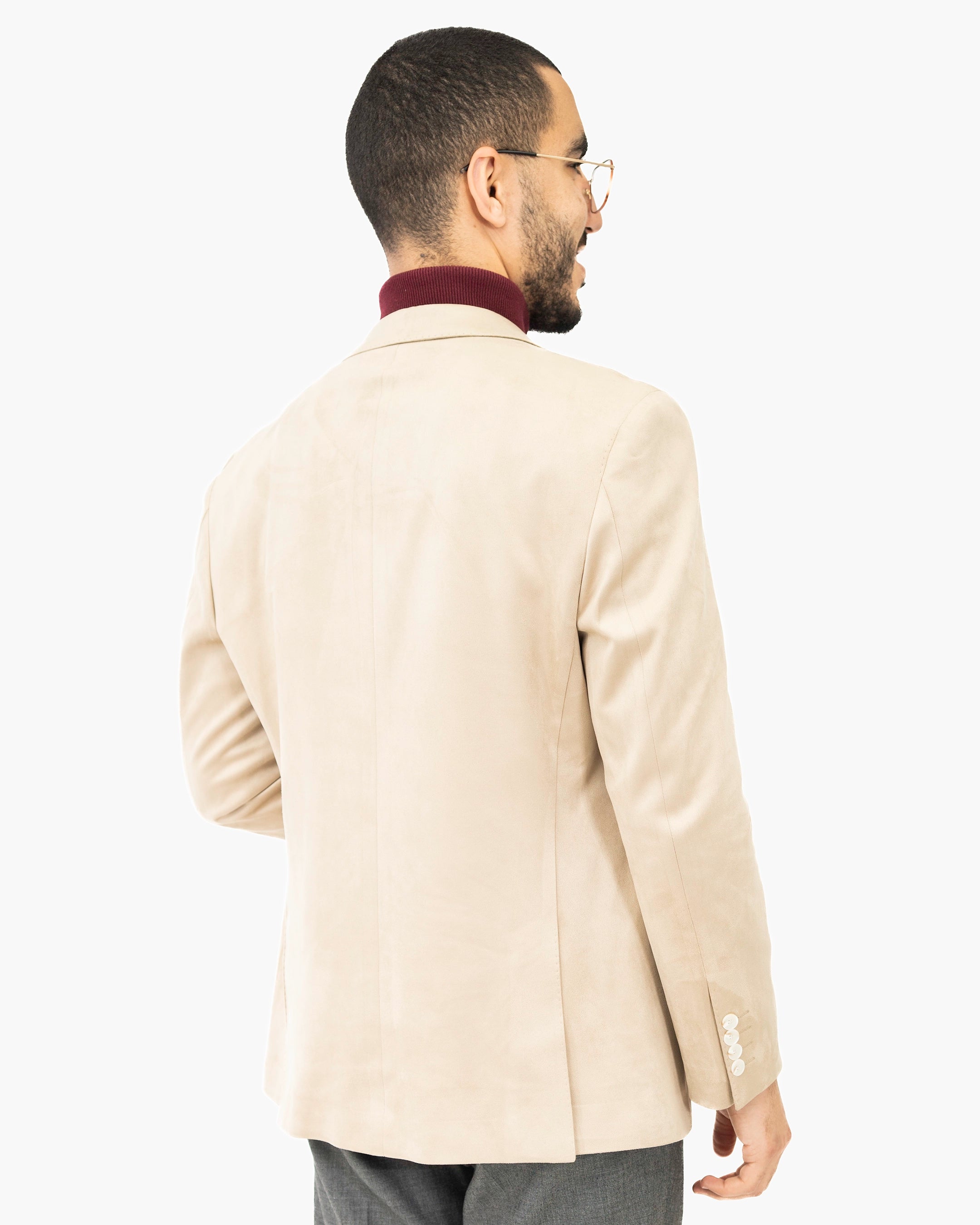 Suede Modern-Fit Sport Jacket