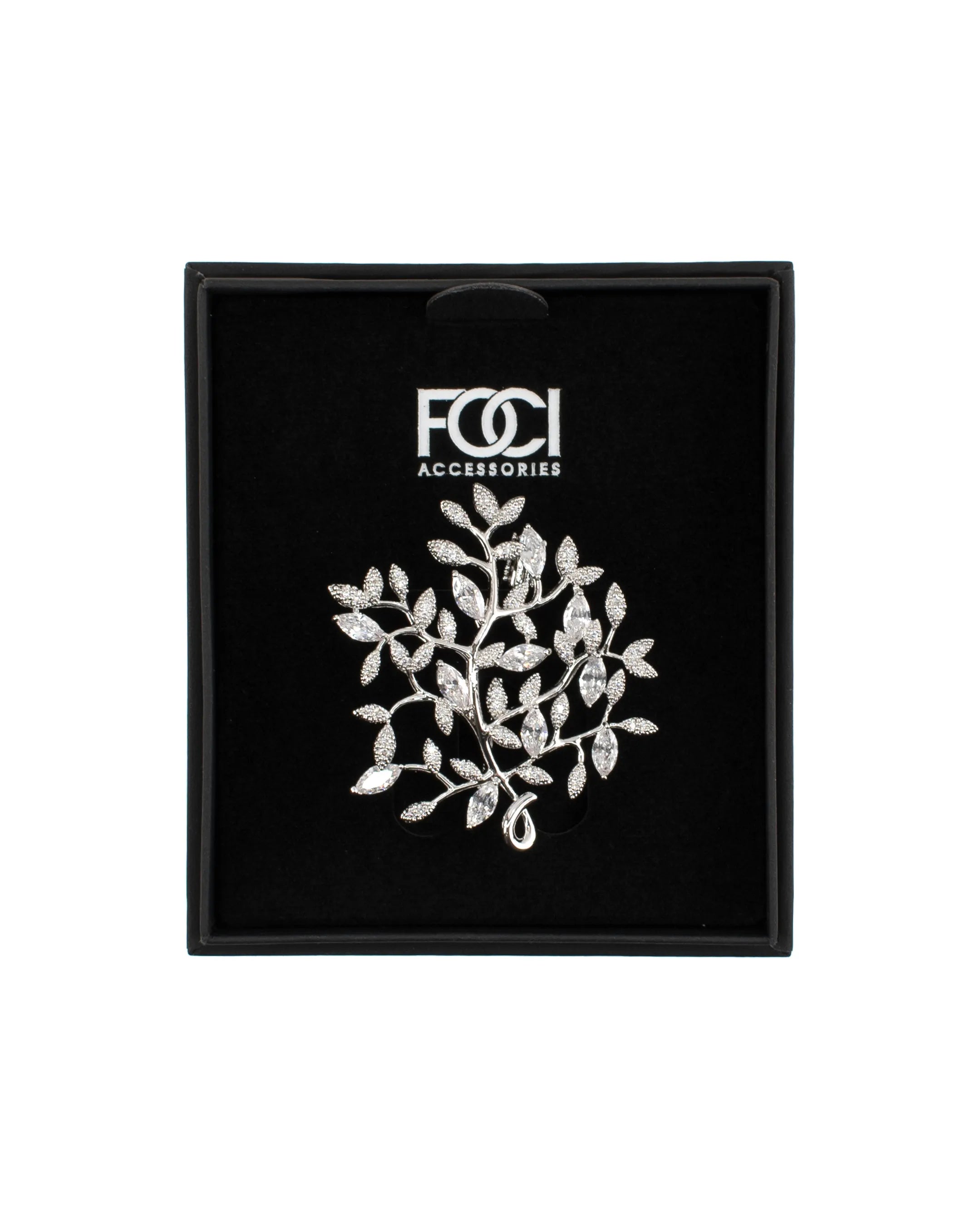 Crystal Arbor Lapel Pin