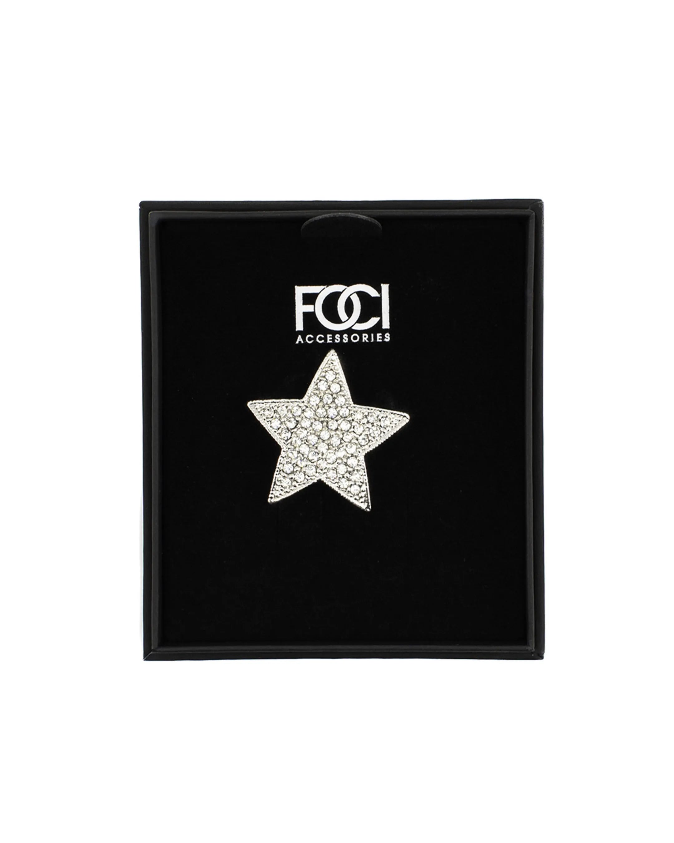 Crystal Star Lapel Pin