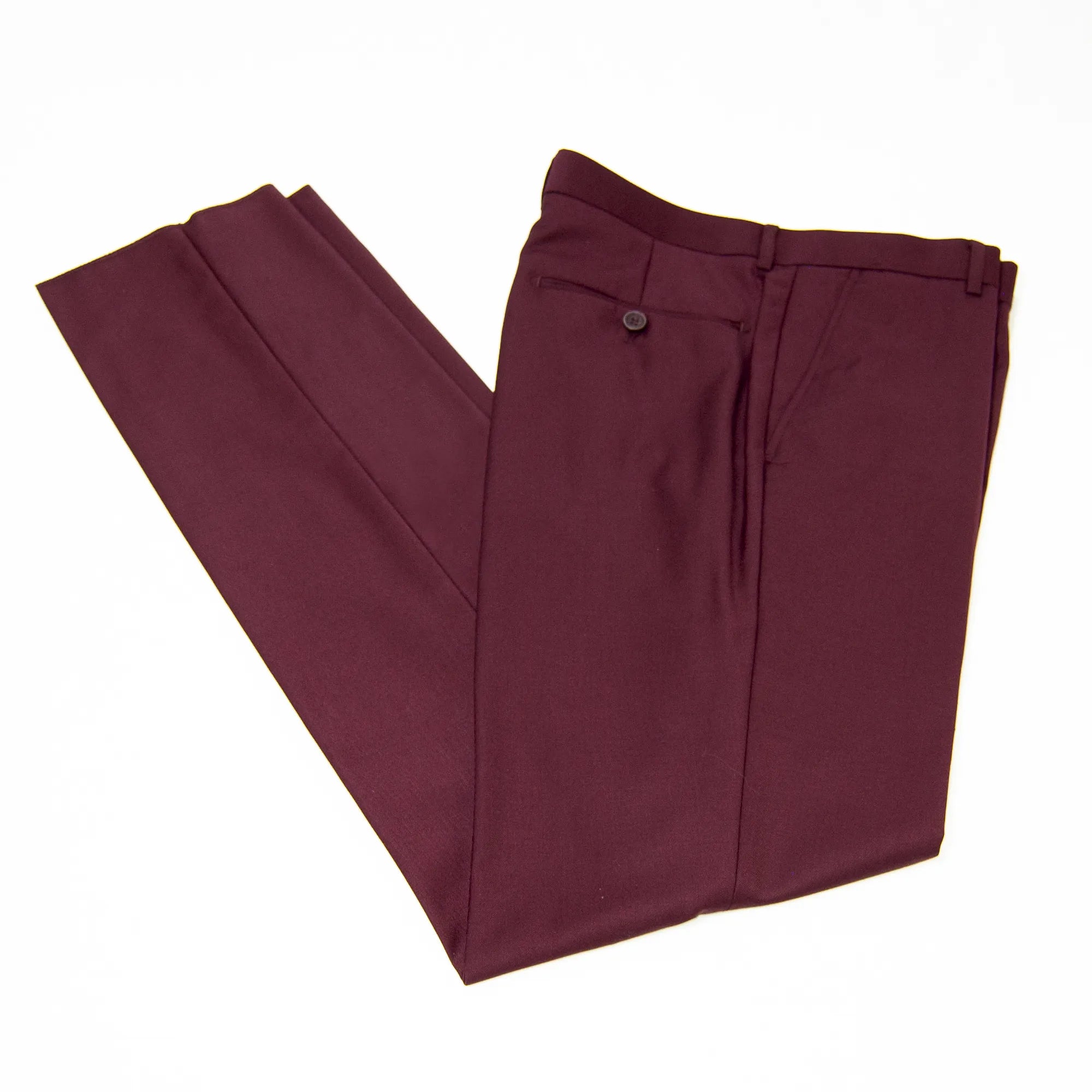 Luciano | Burgundy Slim-Fit Pants