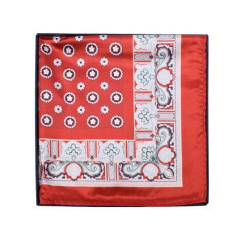 Squared Silk Handkerchief