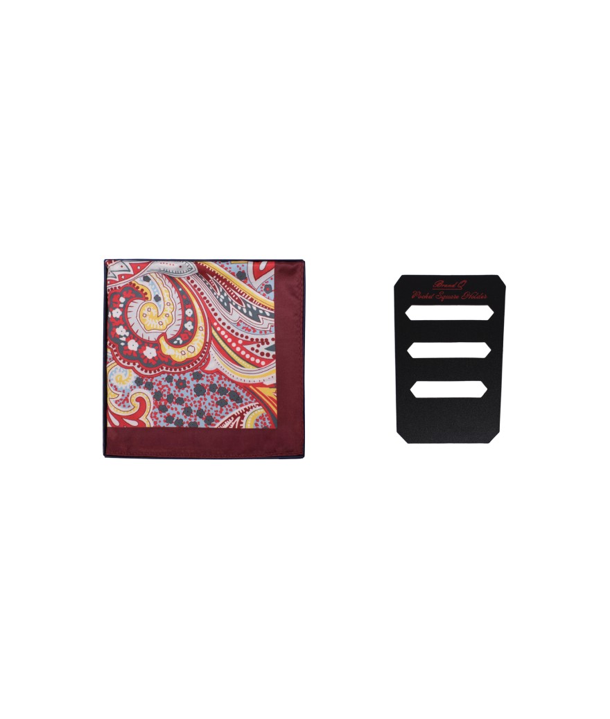 Squared Silk Handkerchief