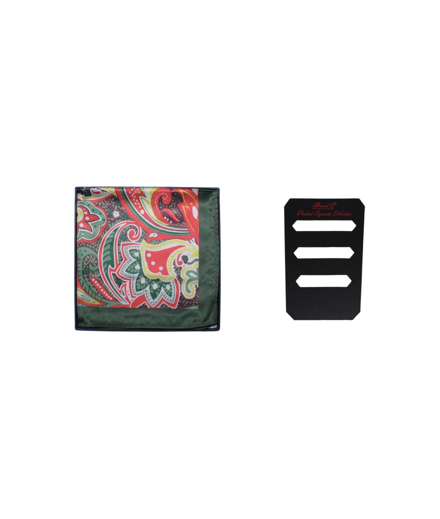 Squared Silk Handkerchief