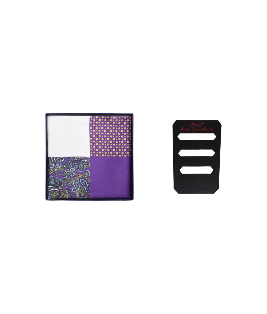 Squared Silk Handkerchief