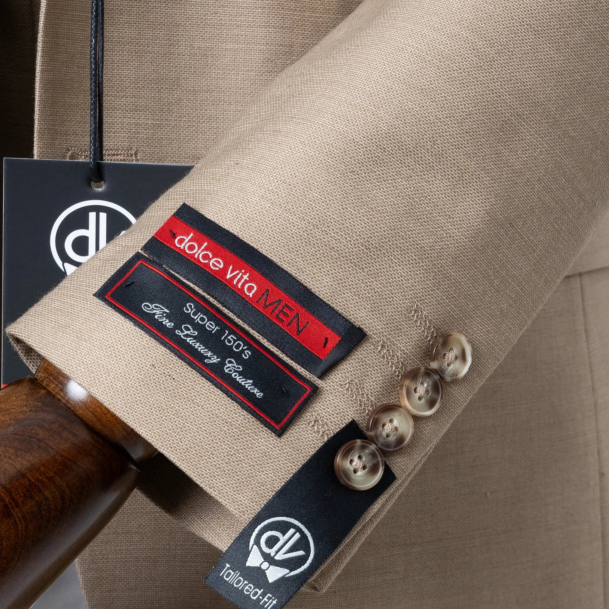 Hugo | Camel 3-Piece Tailored-Fit Suit