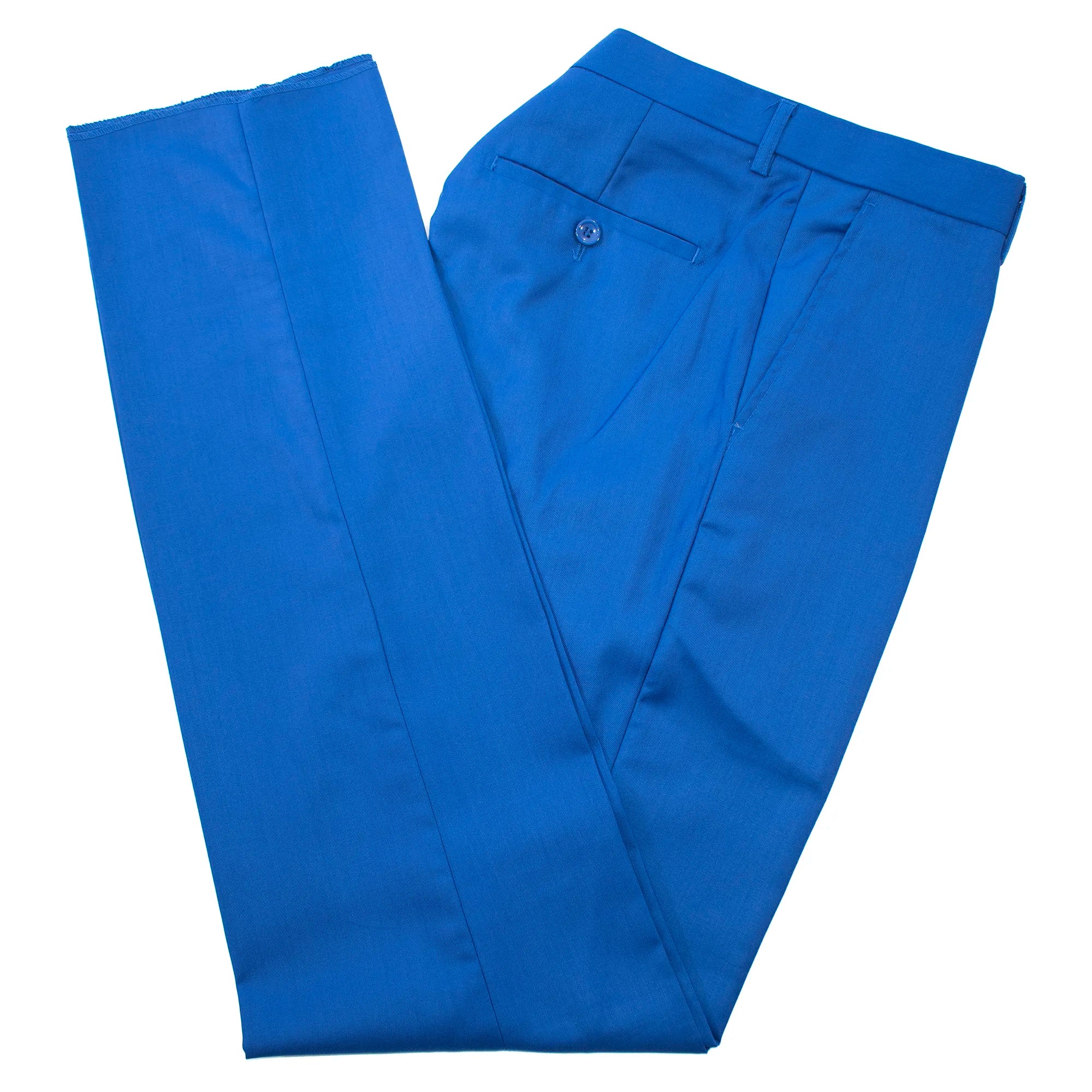 Men's Royal Blue 3-Piece Slim-Fit Suit
