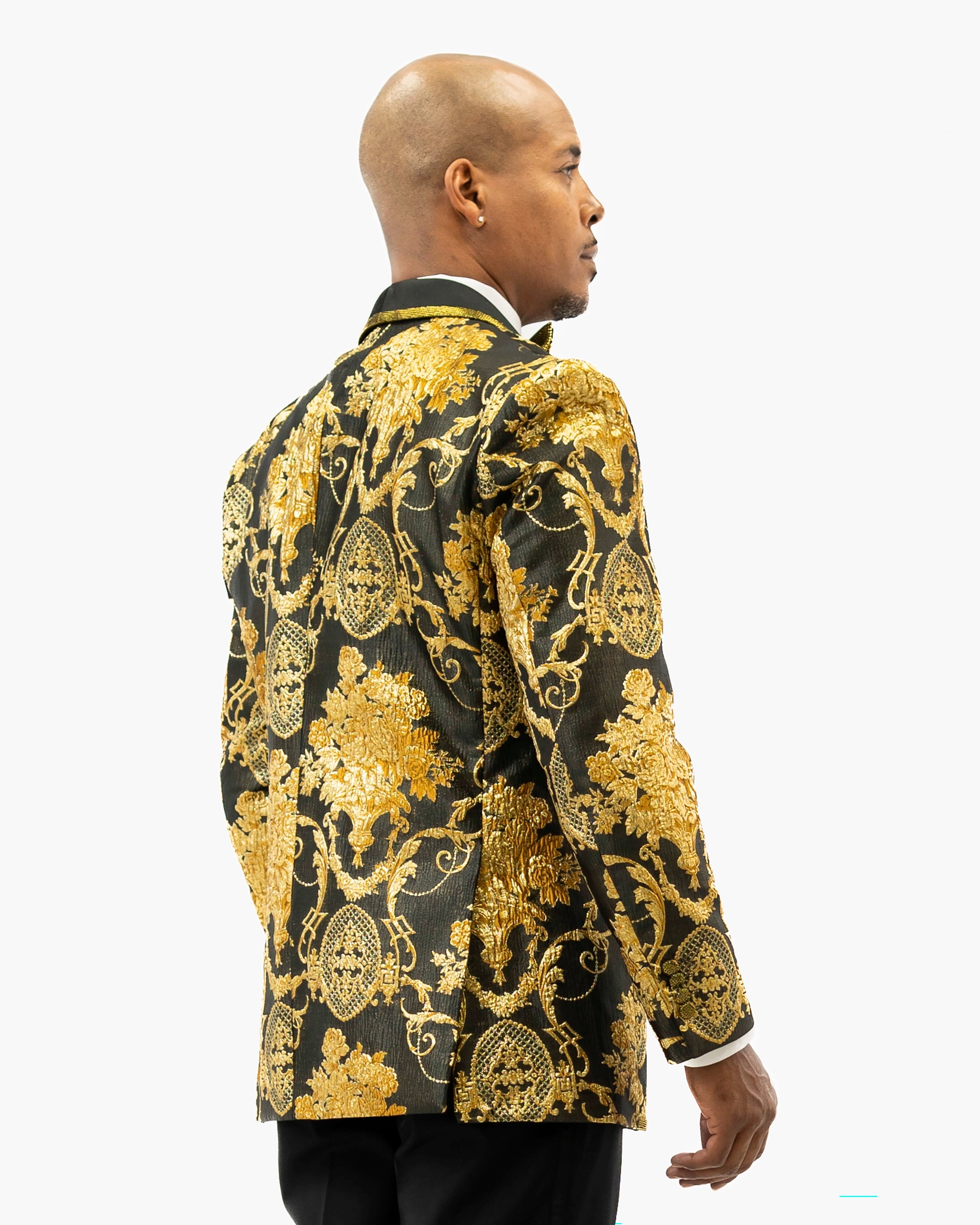 Gold Baroque Modern-Fit Jacket