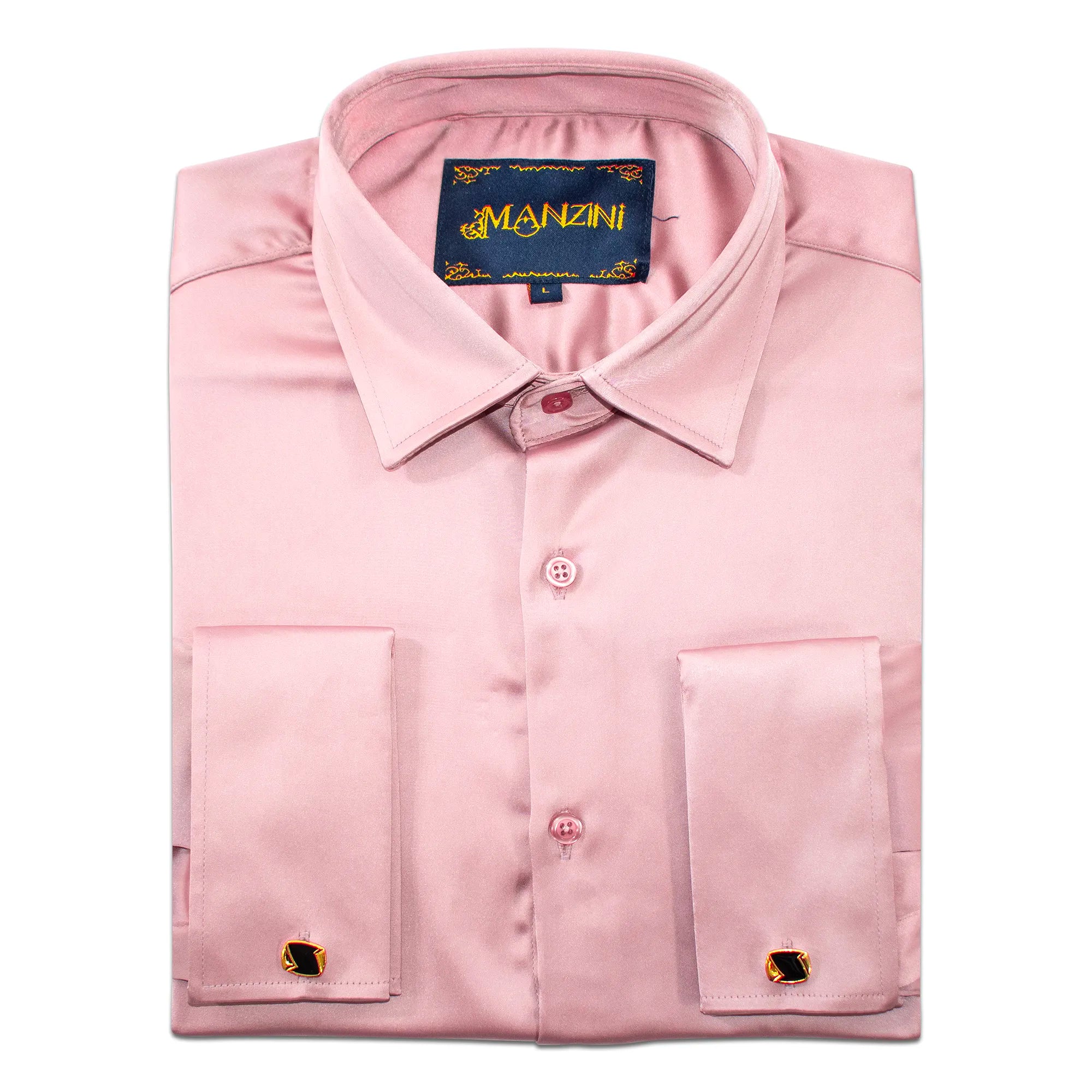 Rose Gold Modern Regular-Fit Dress Shirt