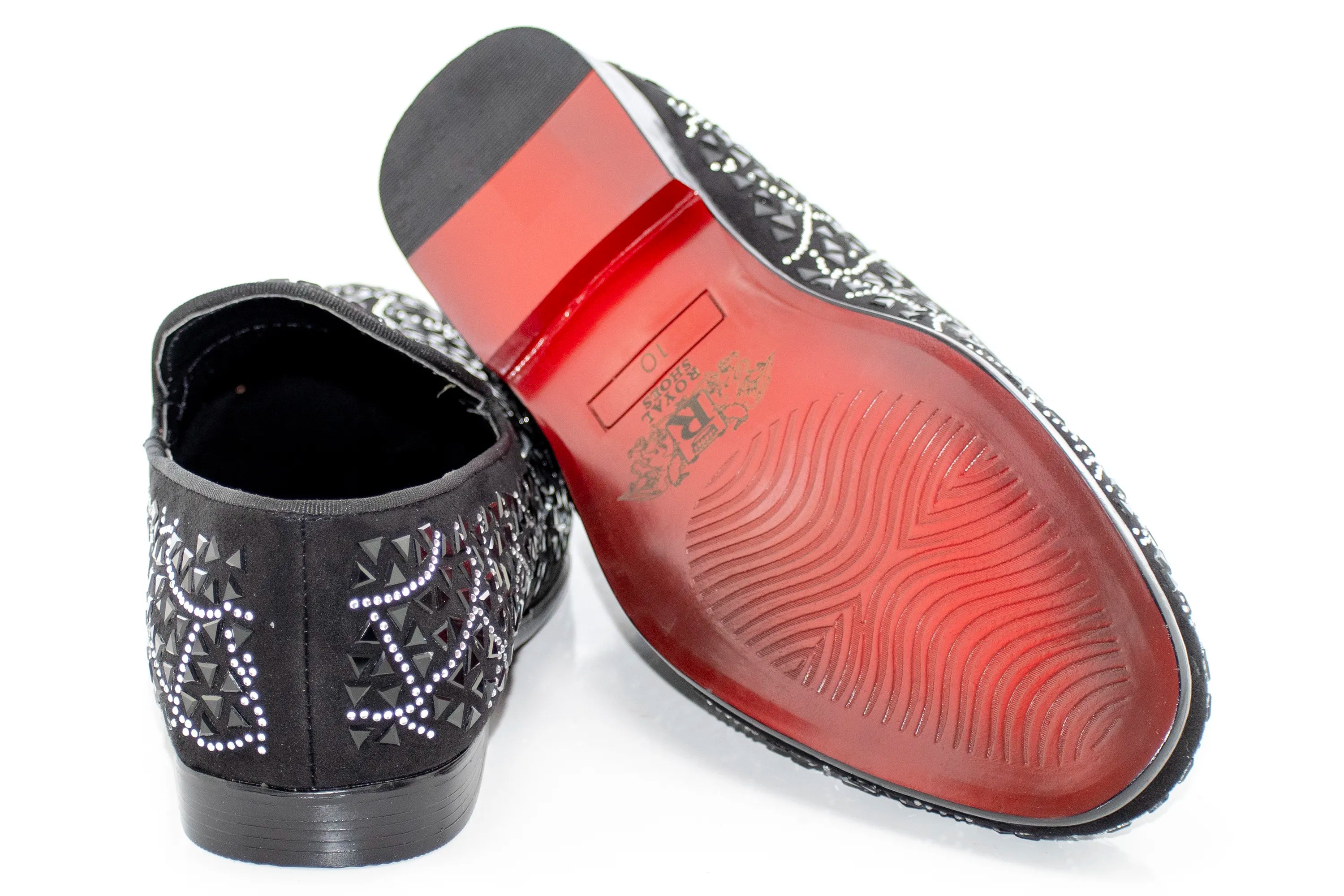 Black Sparkling Rhinestone Fashion Loafer