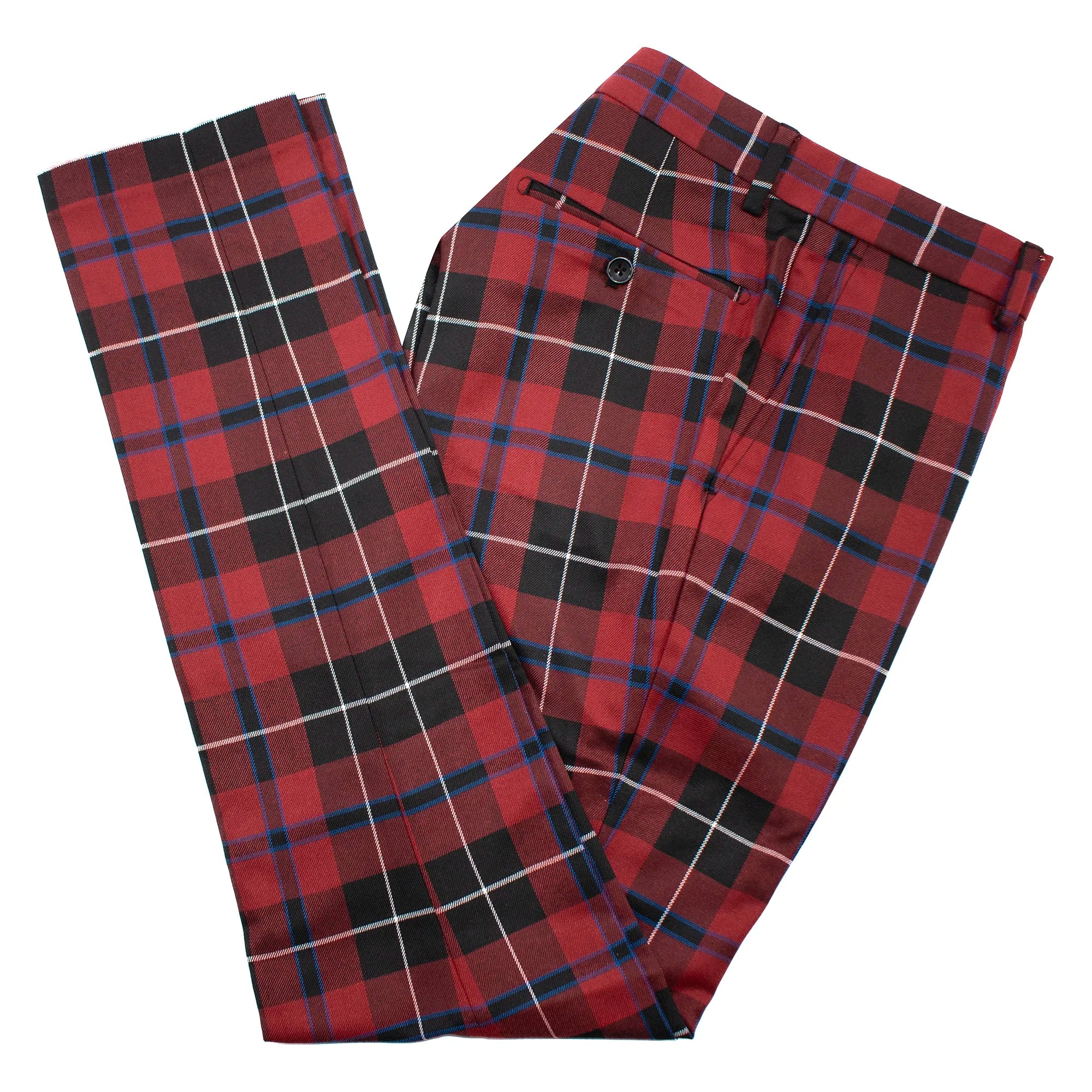 red and black plaid dress pants Blackheart Red & Black Plaid Super Skinny Pants